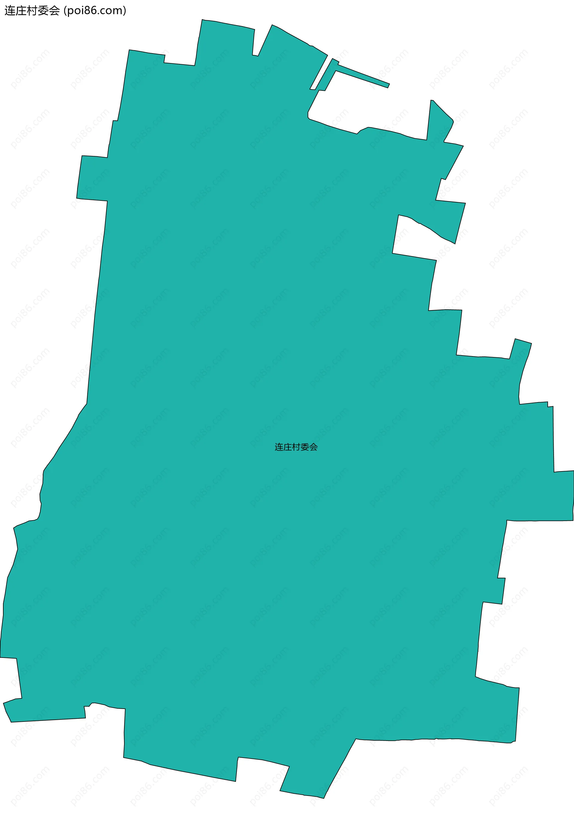 连庄村委会边界地图