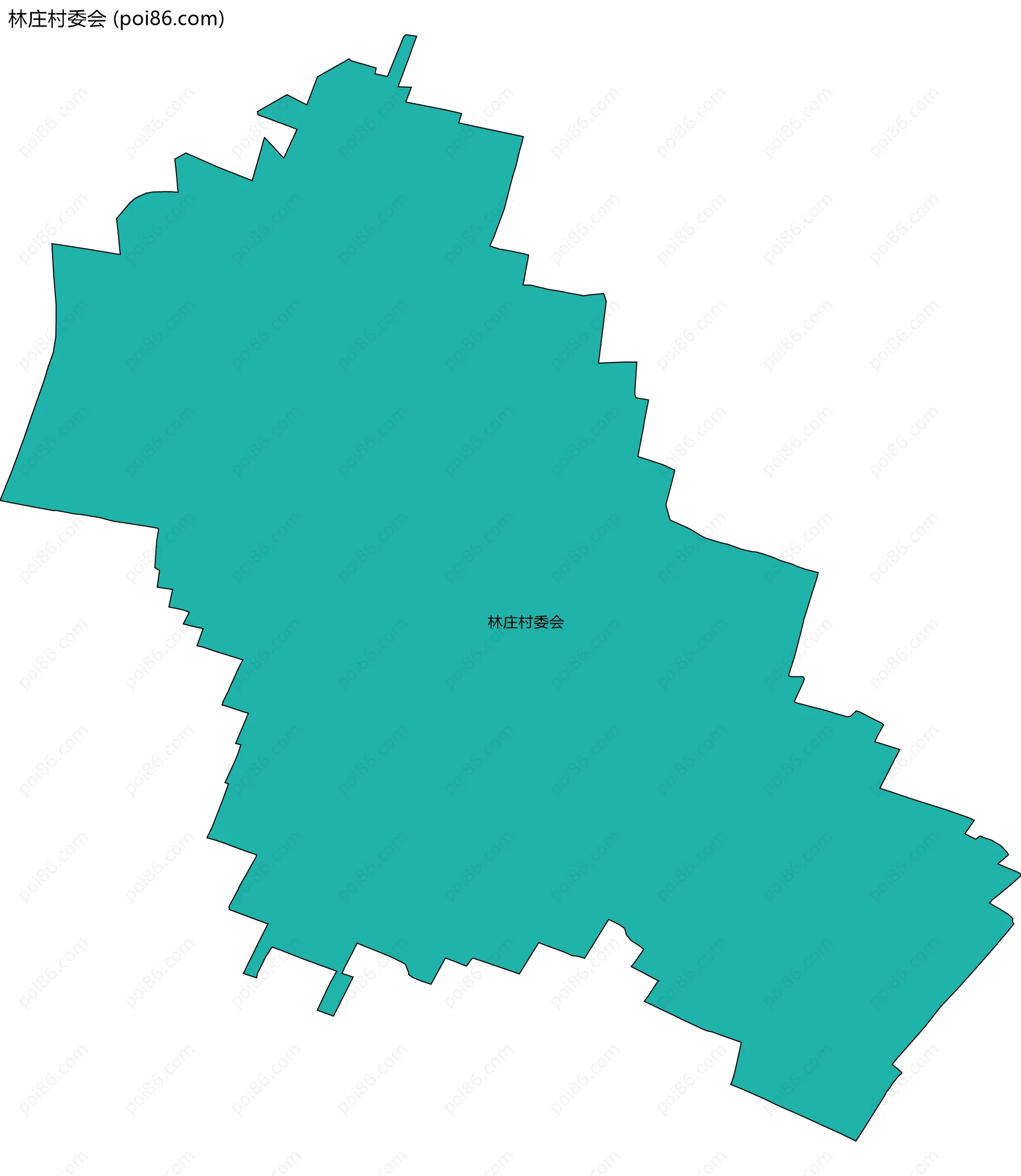 林庄村委会边界地图