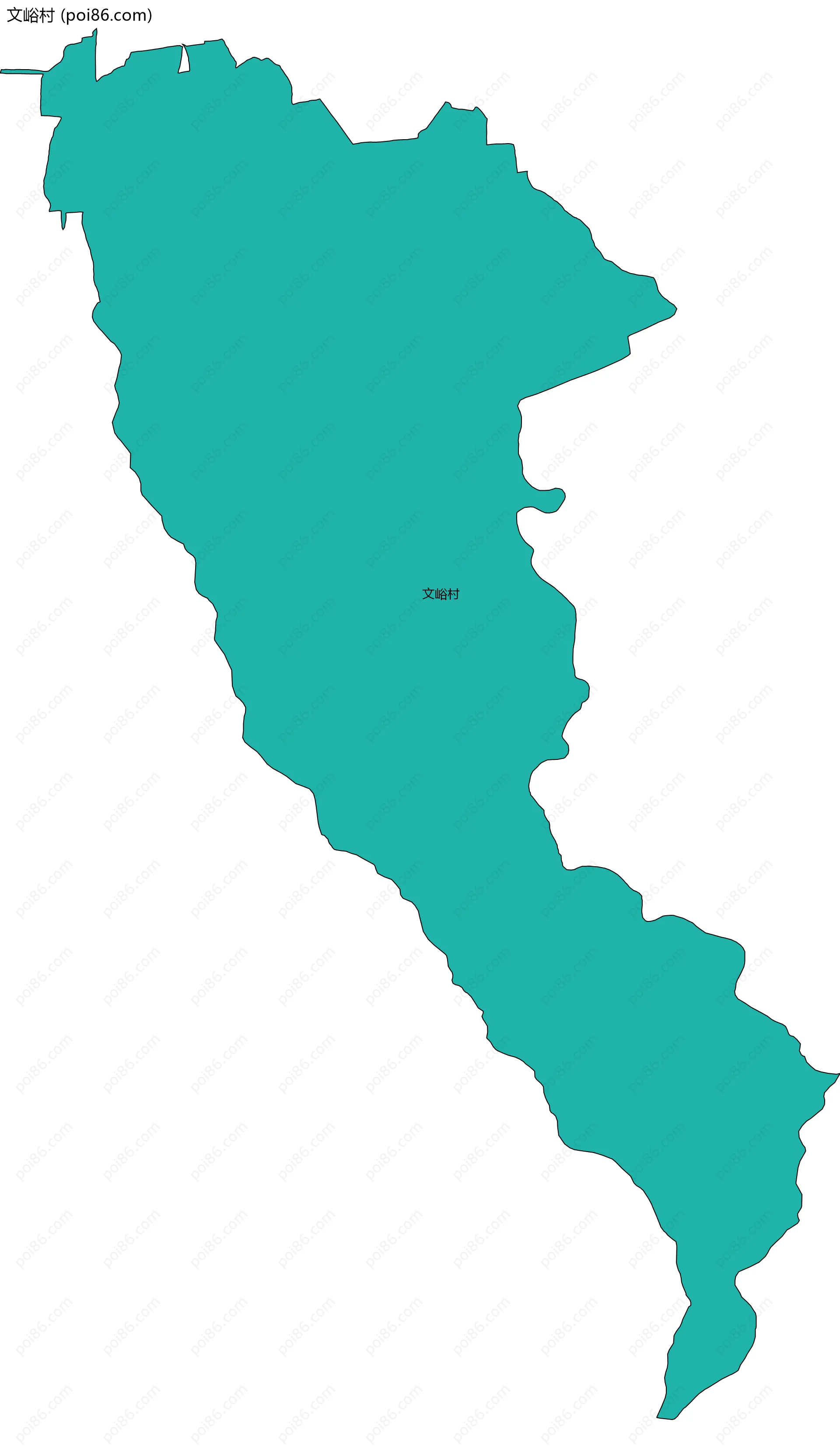 文峪村边界地图