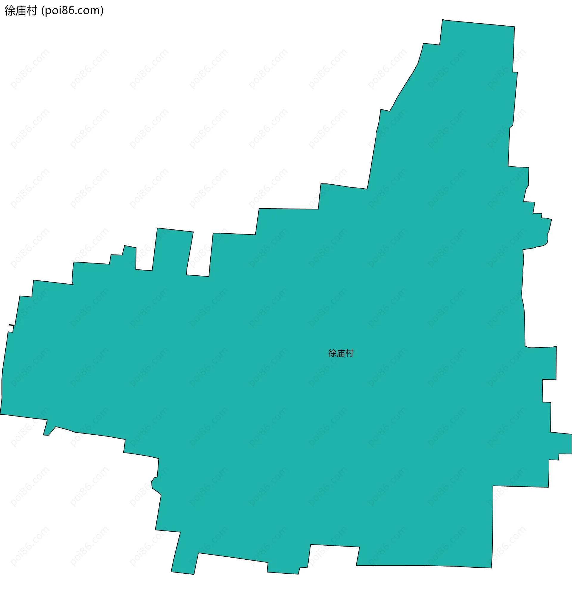 徐庙村边界地图