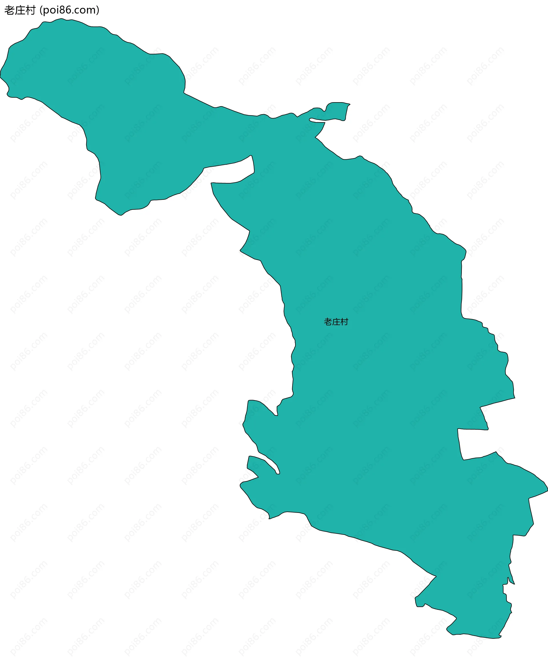 老庄村边界地图