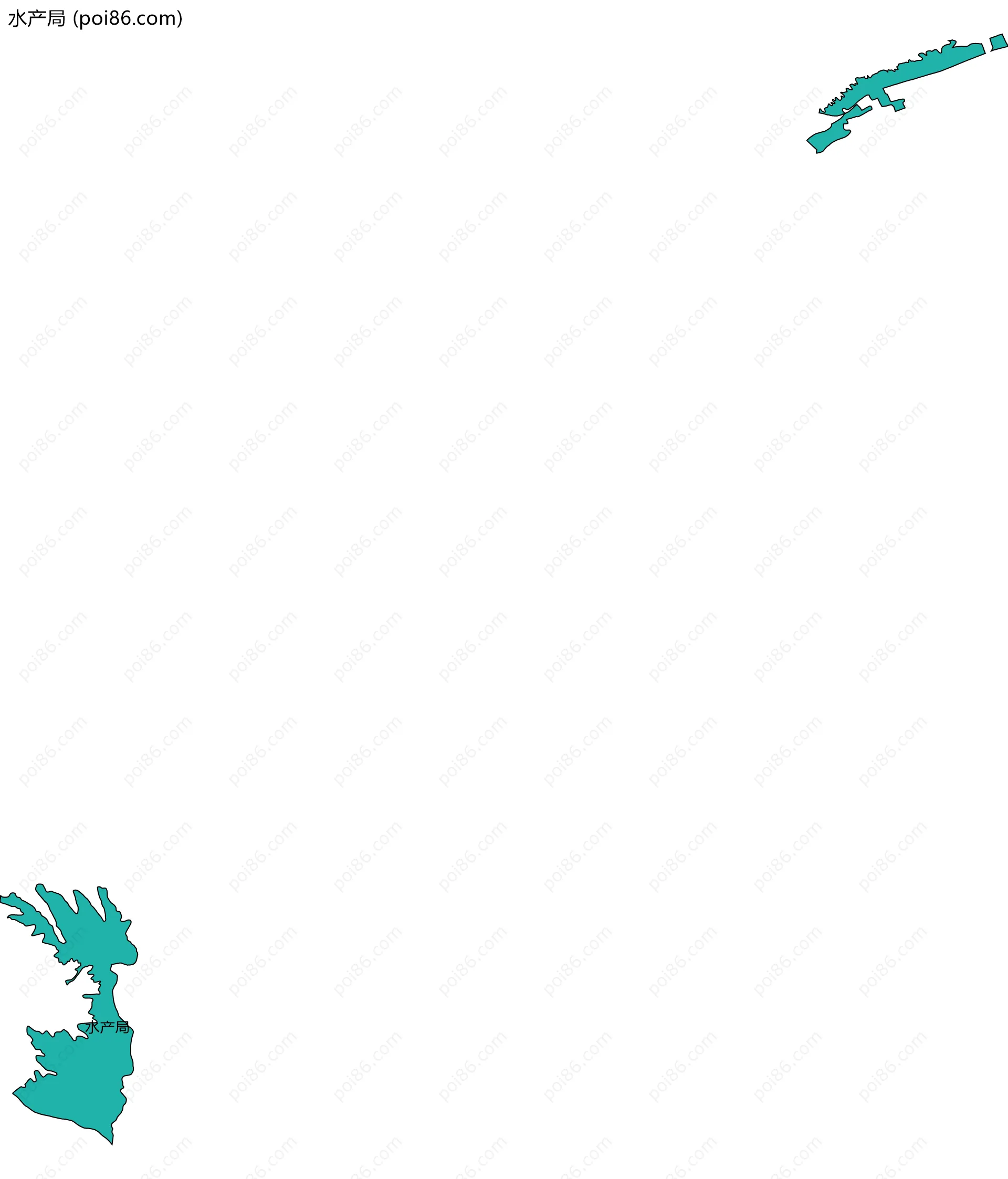 水产局边界地图