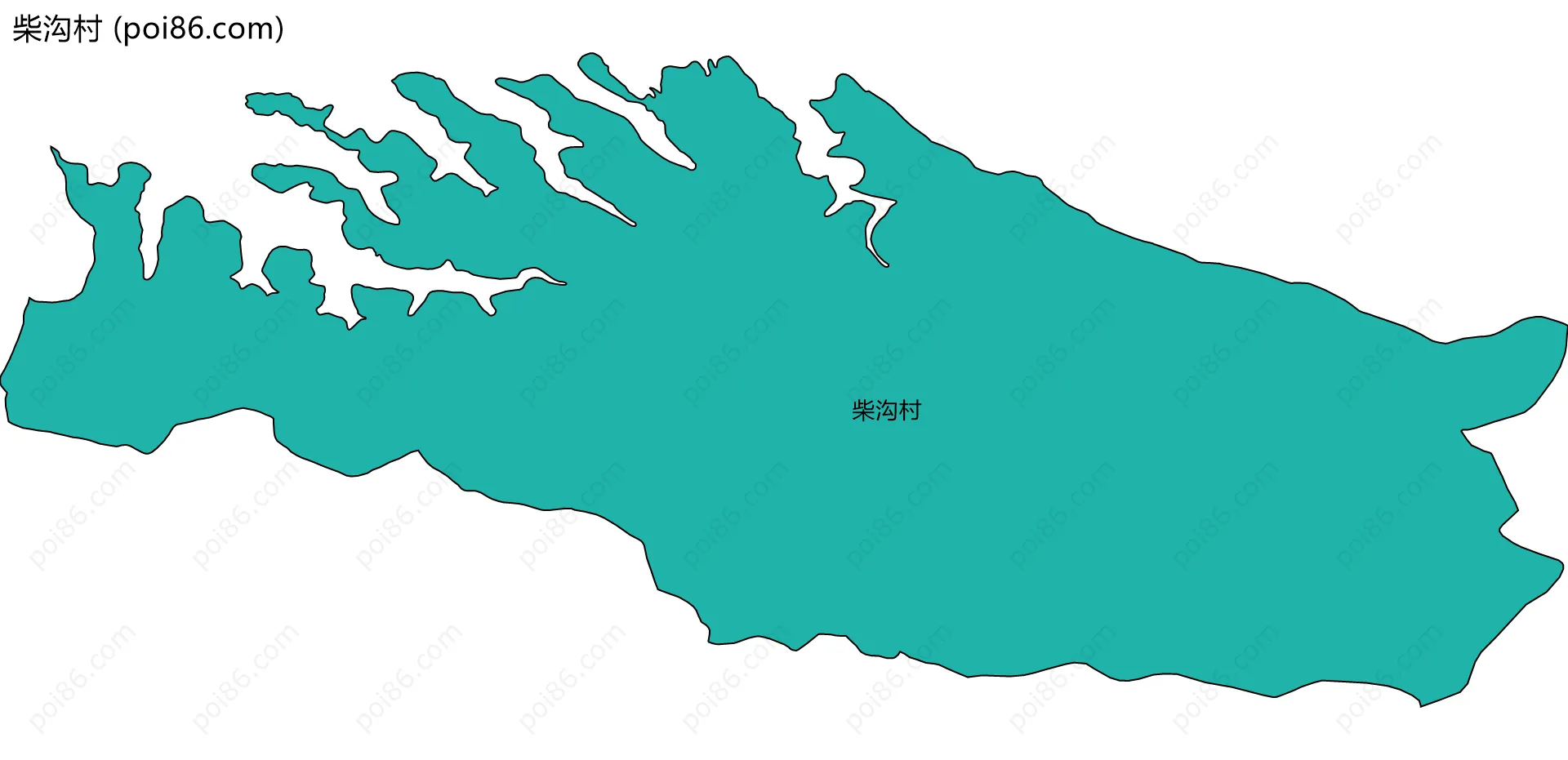 柴沟村边界地图