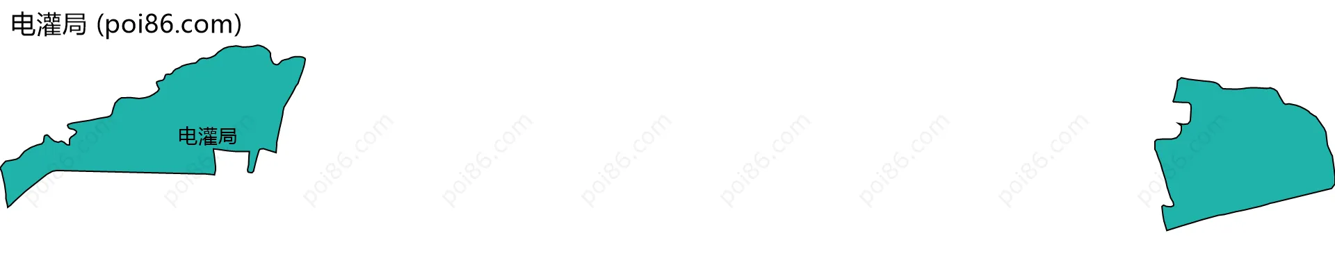 电灌局边界地图