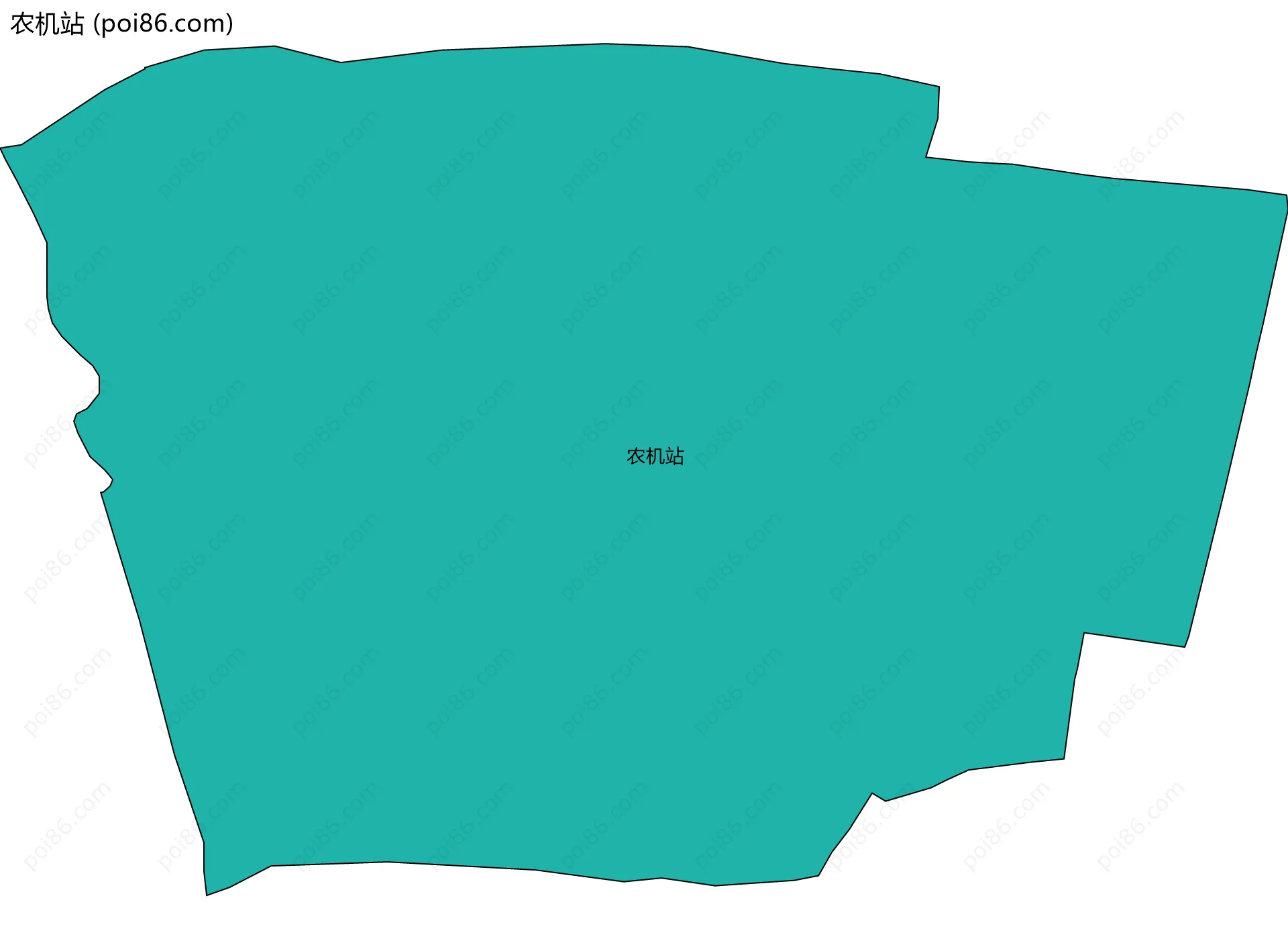 农机站边界地图