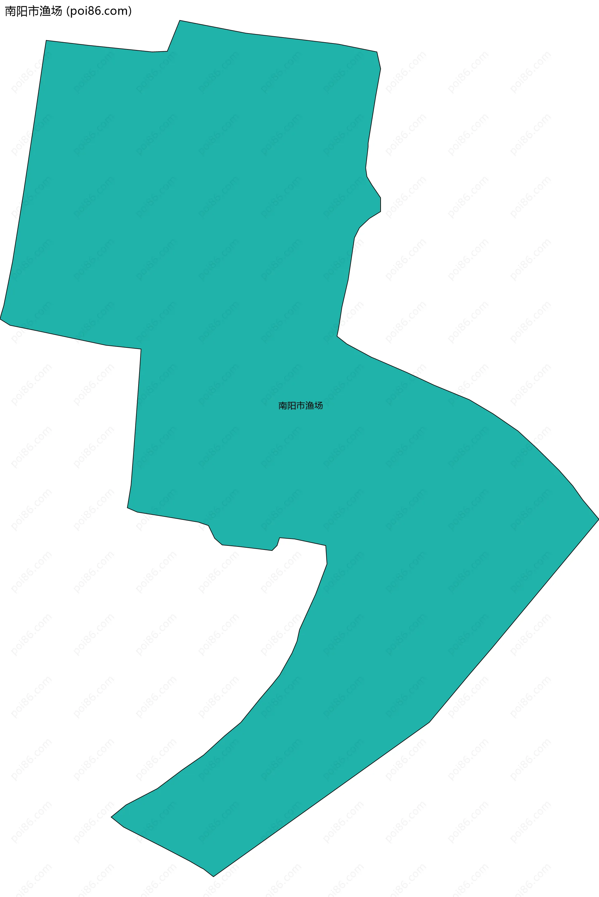 南阳市渔场边界地图