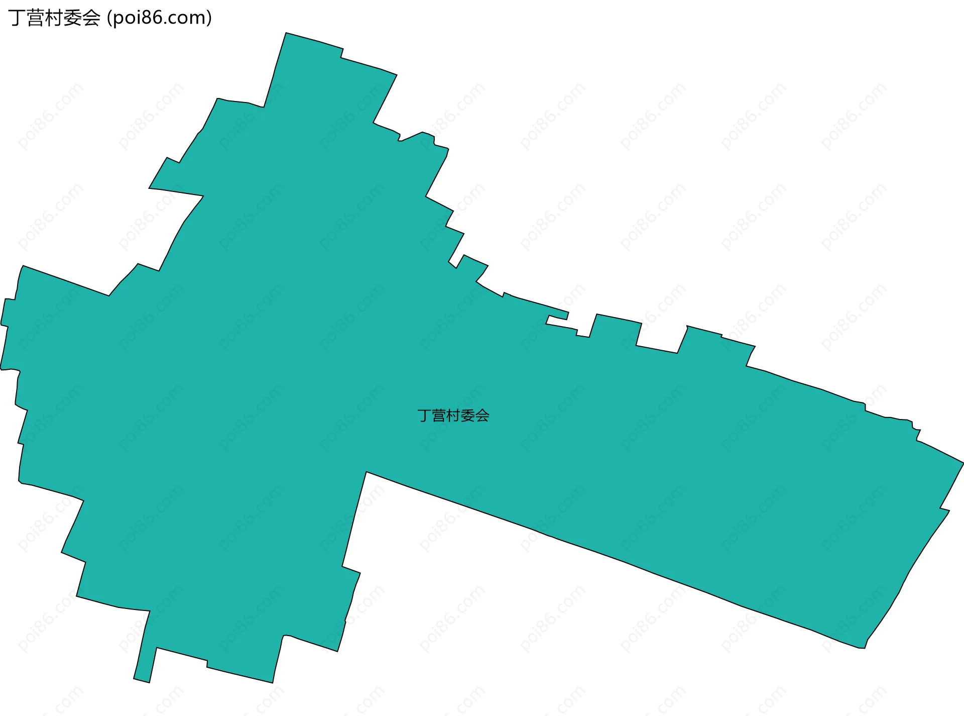 丁营村委会边界地图