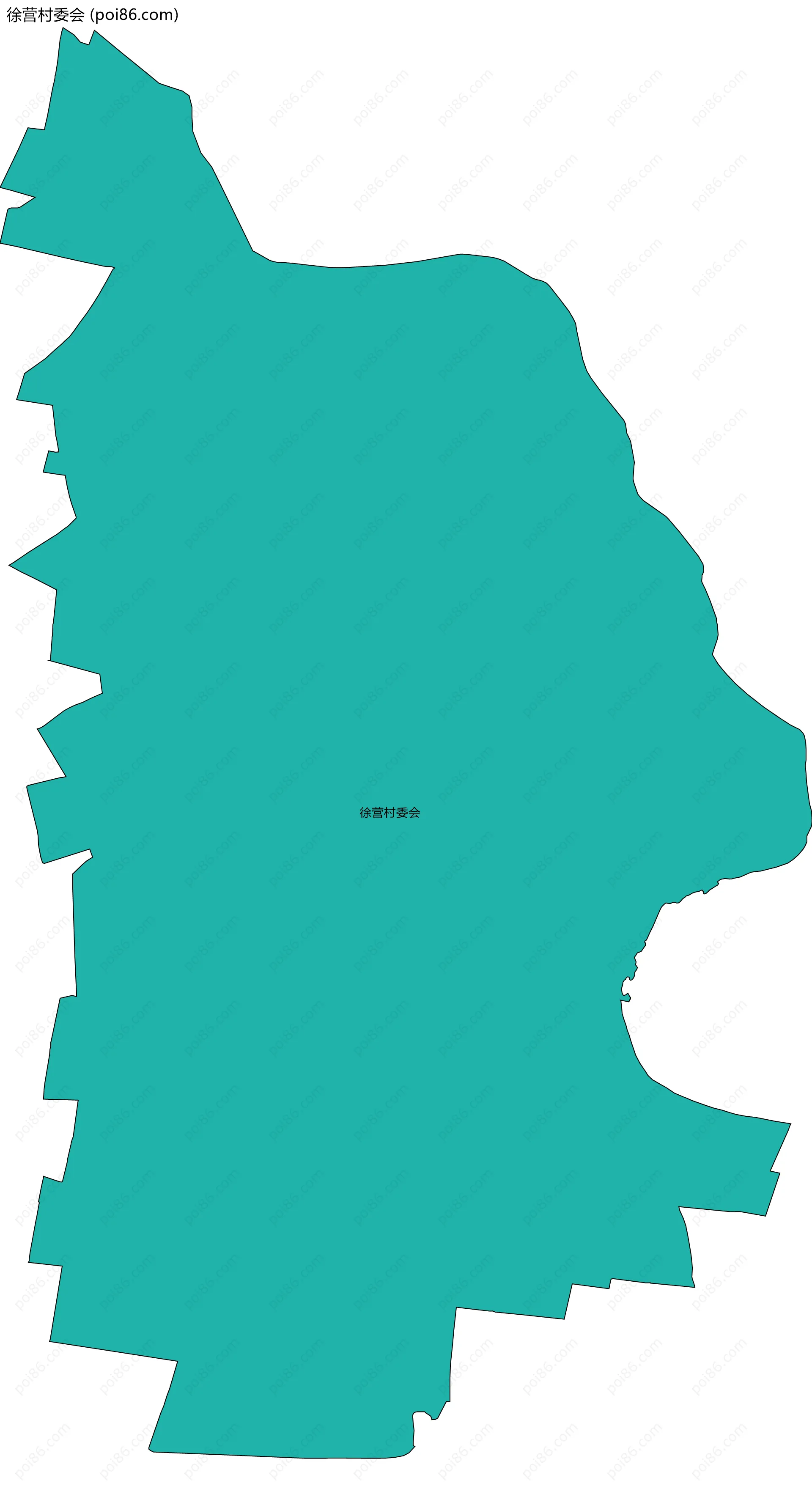 徐营村委会边界地图