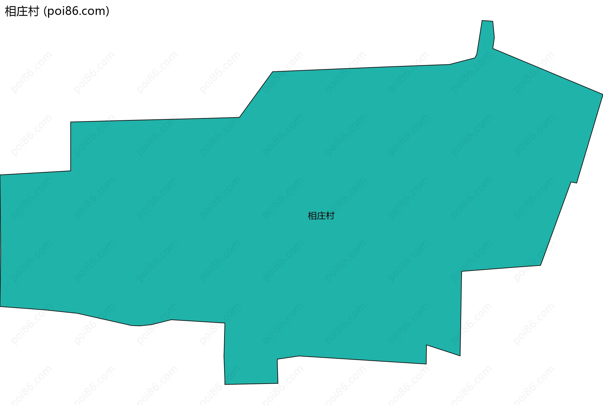 相庄村边界地图