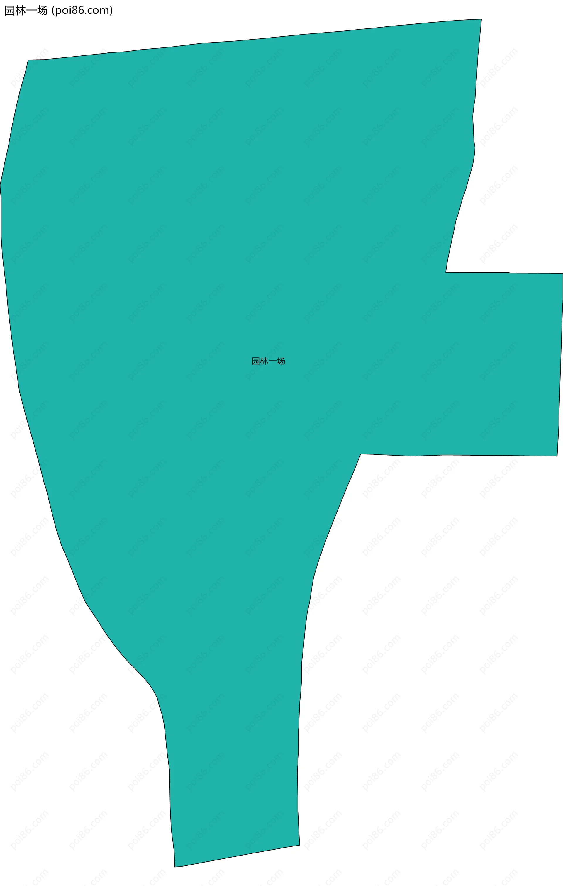 园林一场边界地图