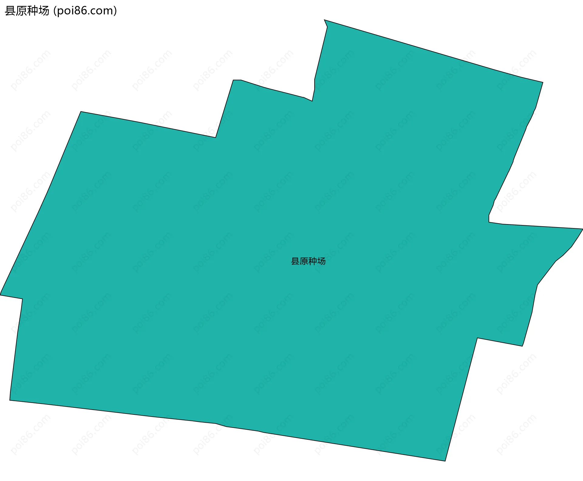 县原种场边界地图