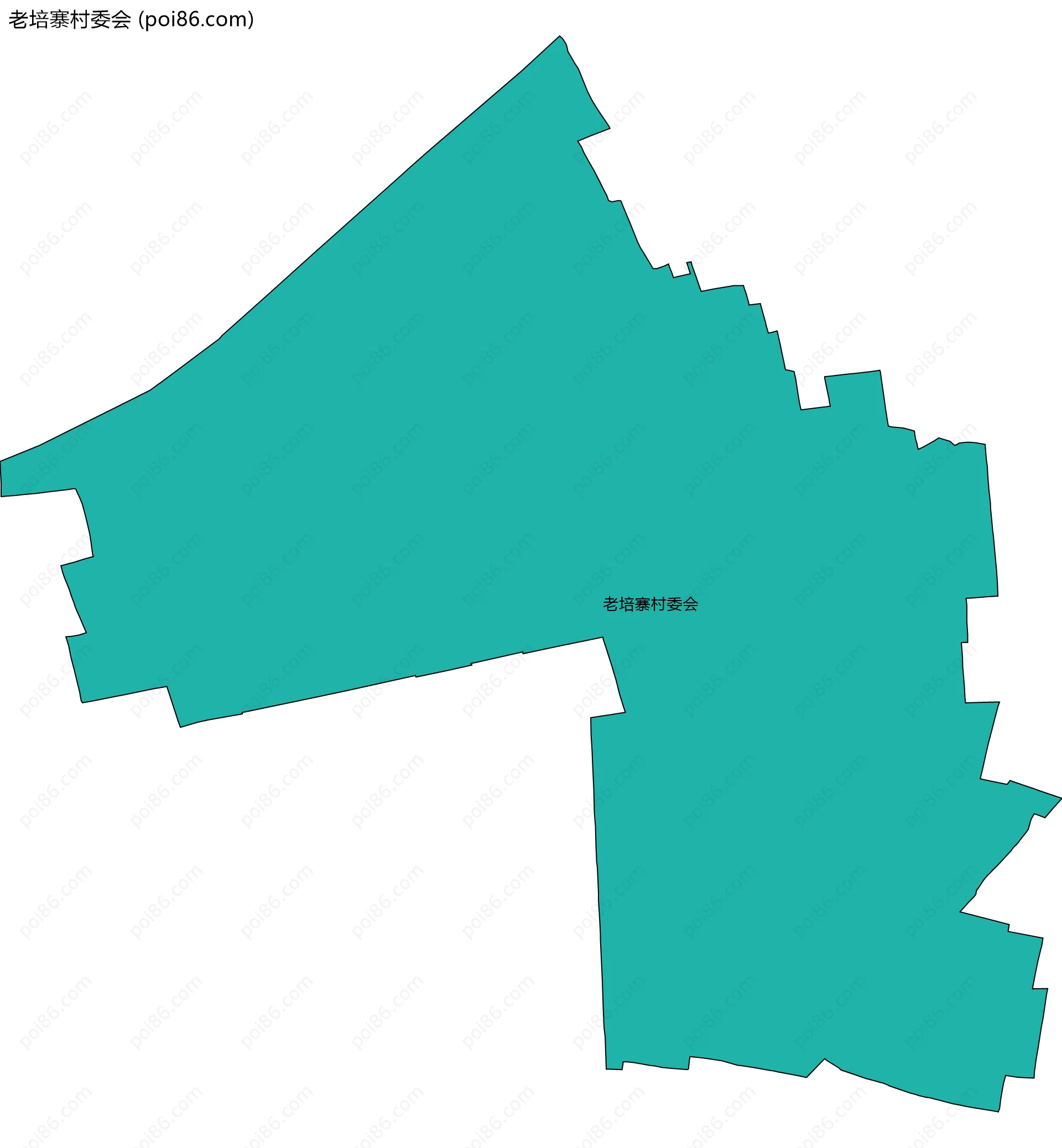 老培寨村委会边界地图