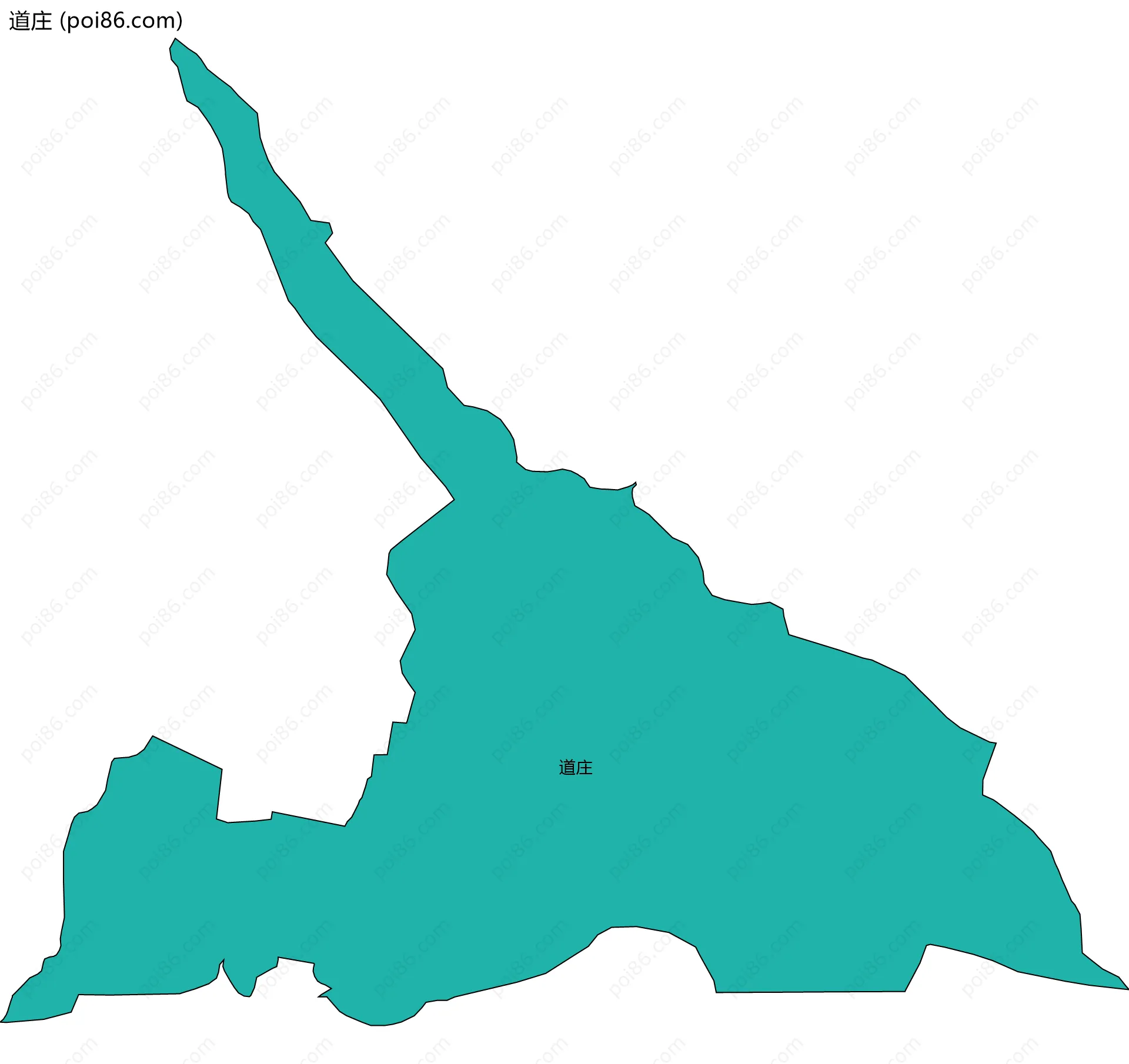 道庄边界地图