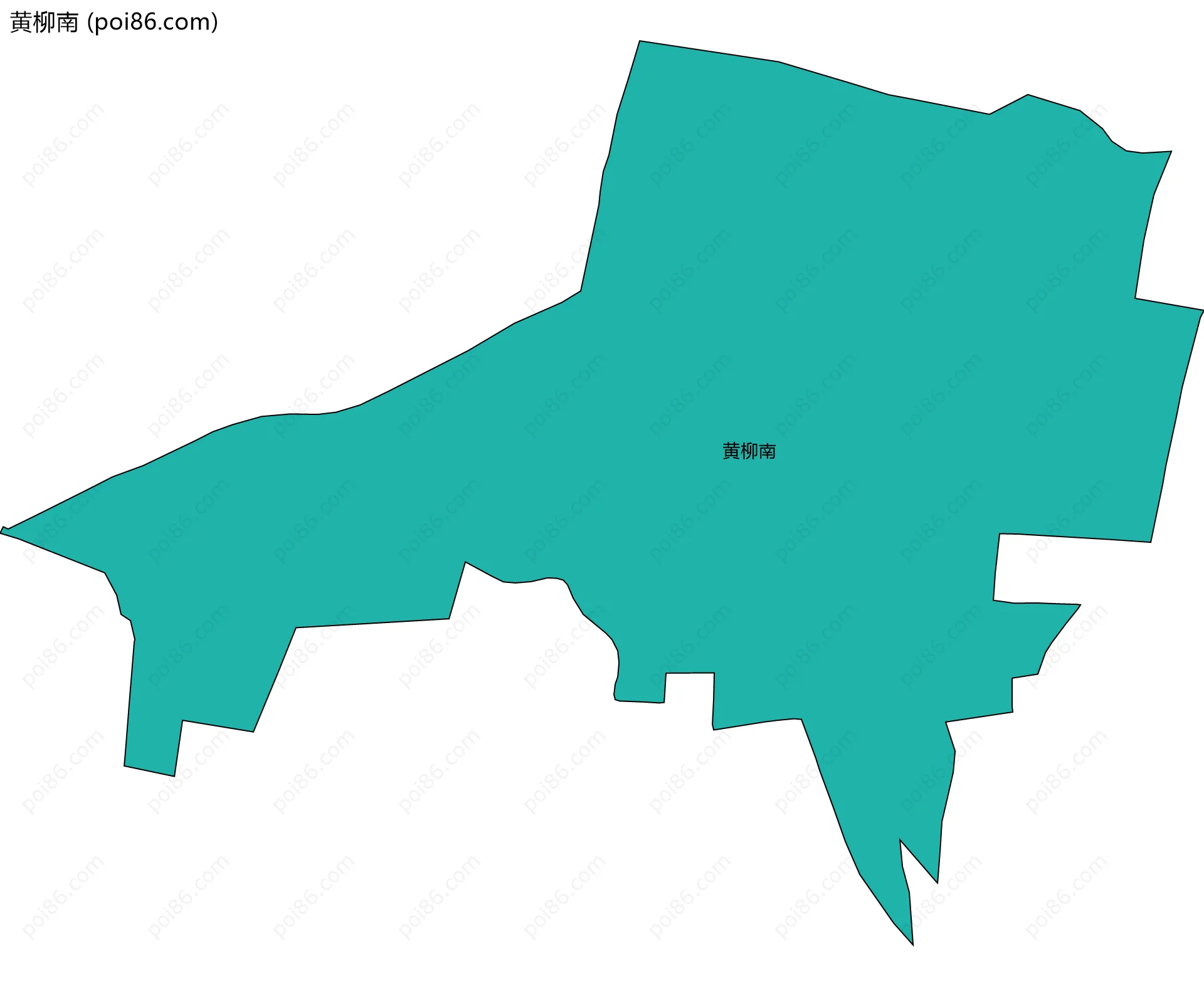 黄柳南边界地图