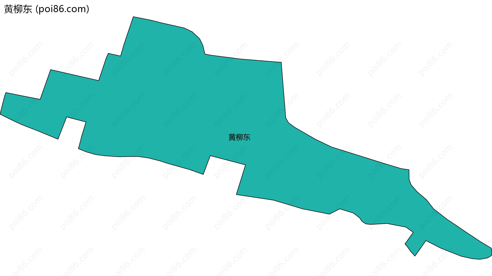 黄柳东边界地图