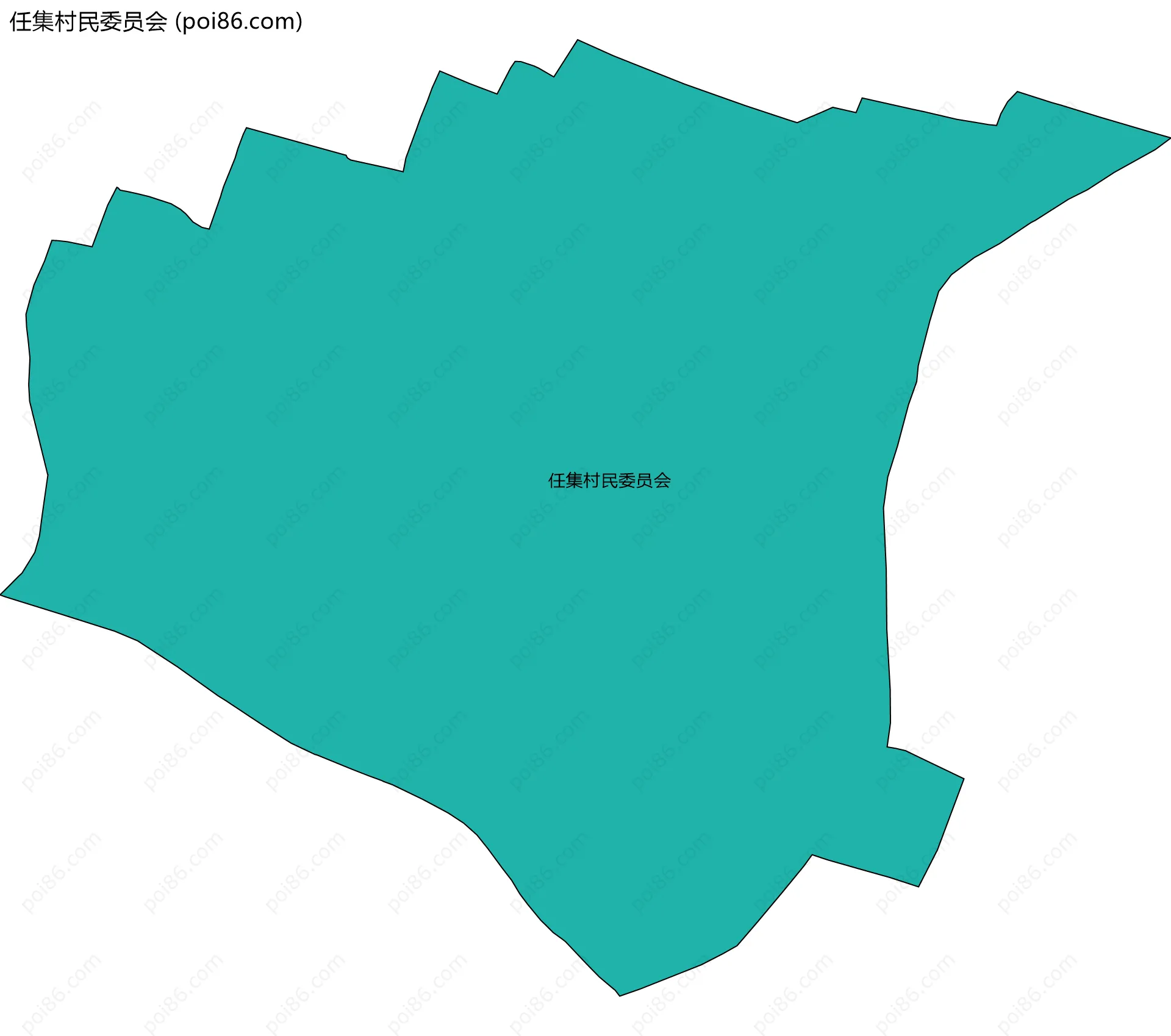 任集村民委员会边界地图