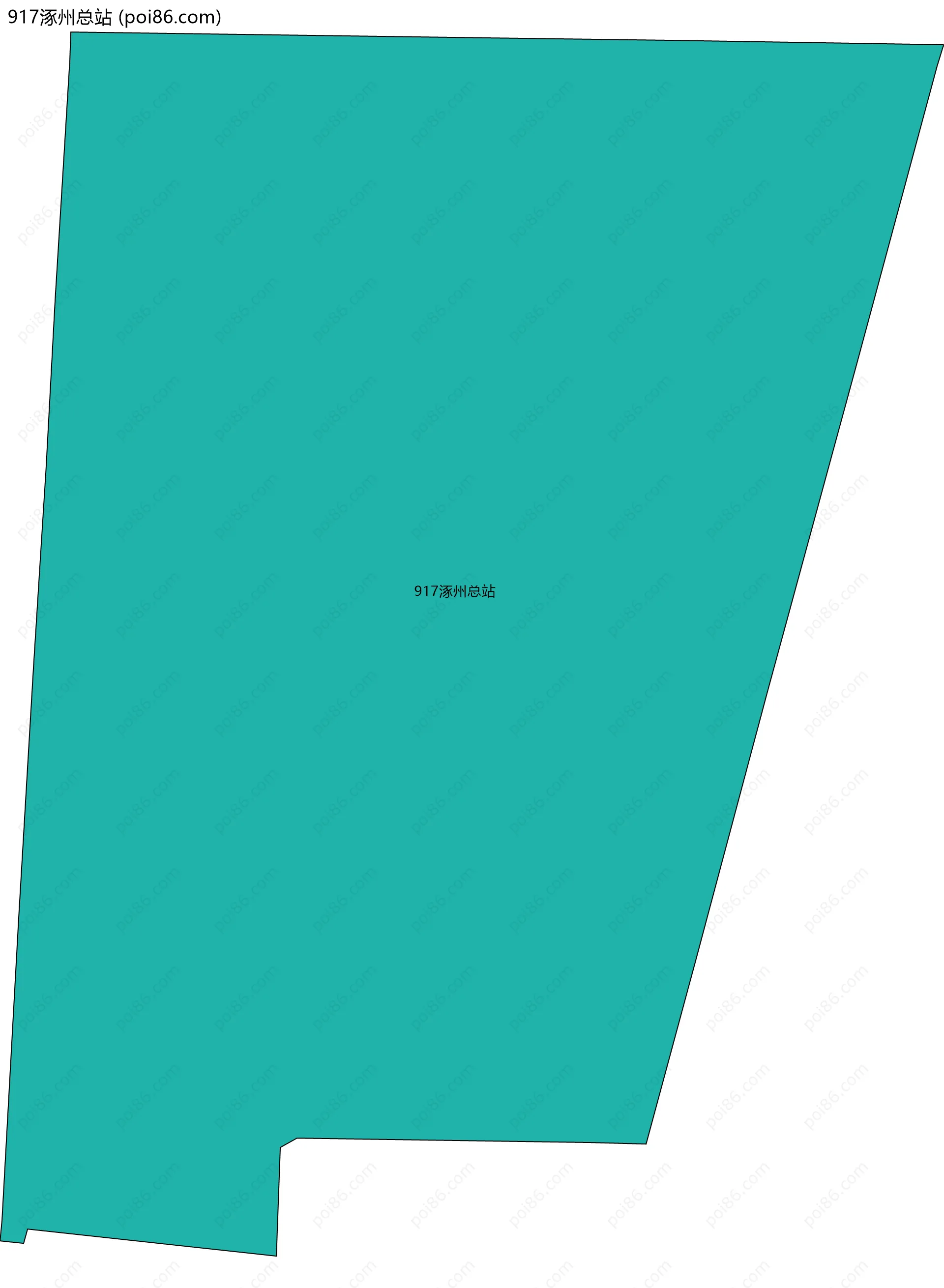 917涿州总站边界地图