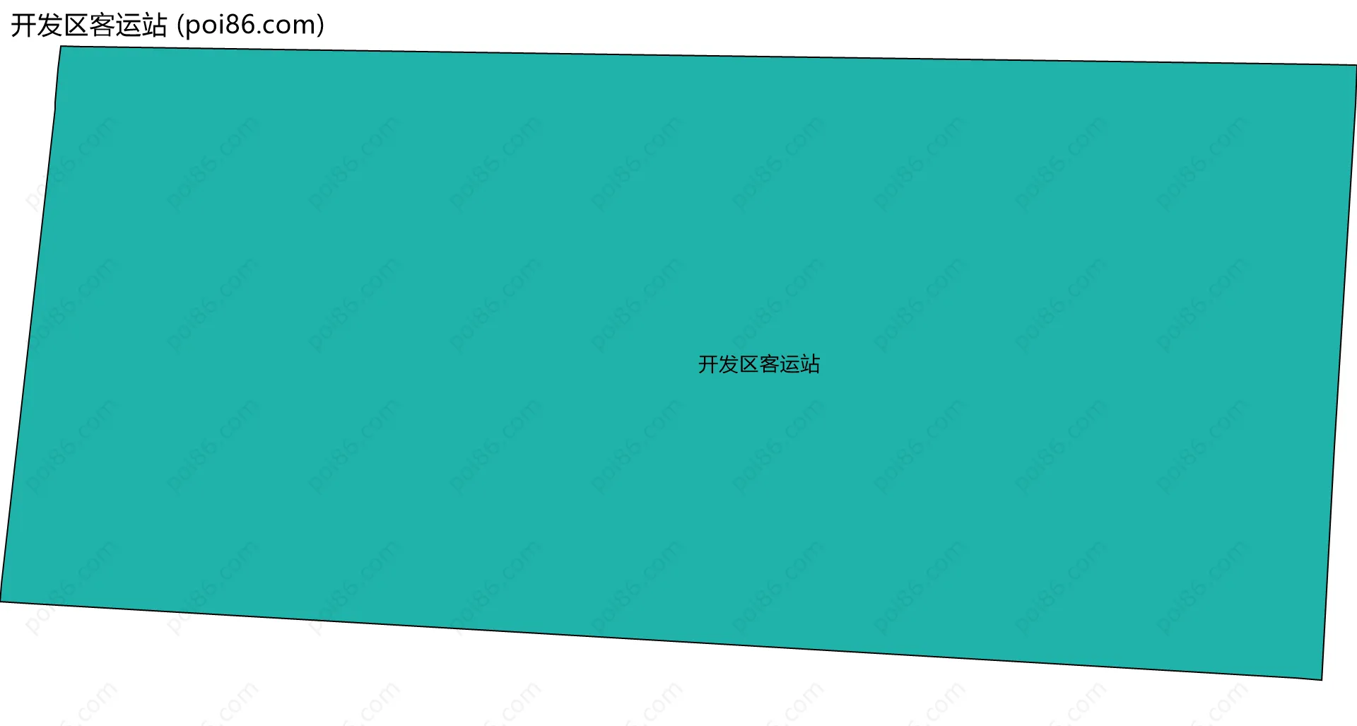 开发区客运站边界地图