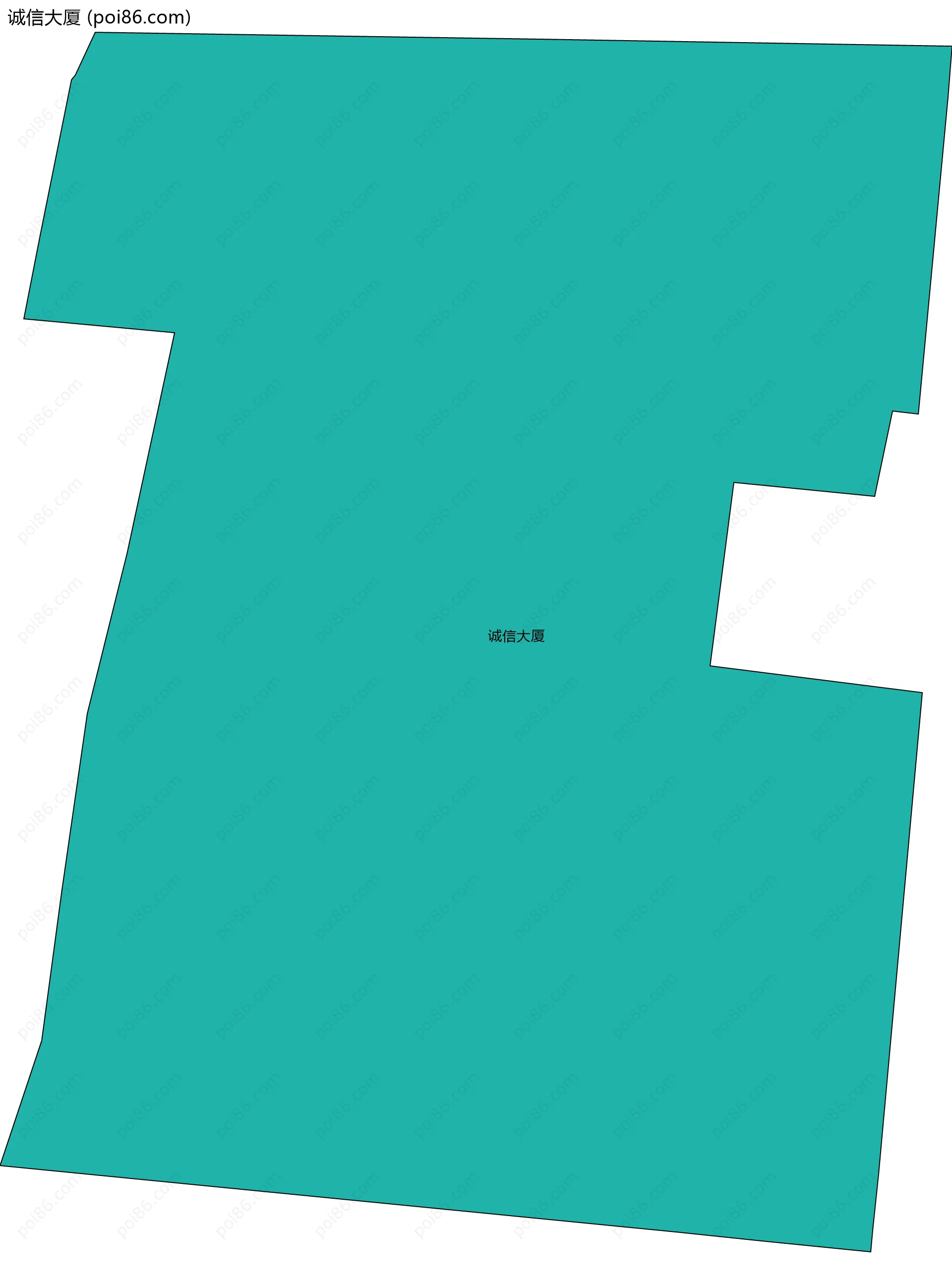 诚信大厦边界地图