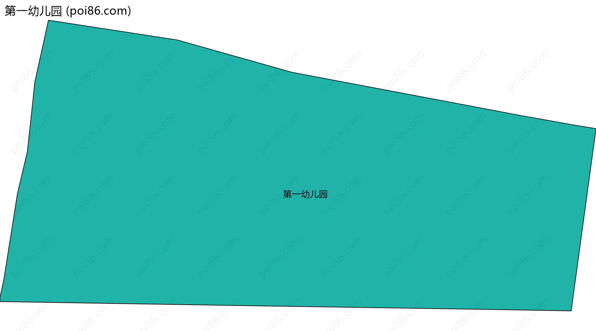 第一幼儿园边界地图