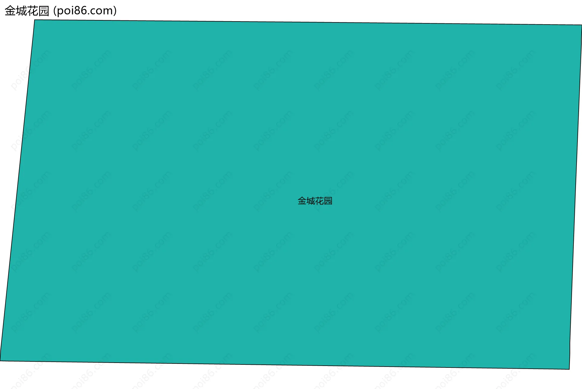 金城花园边界地图