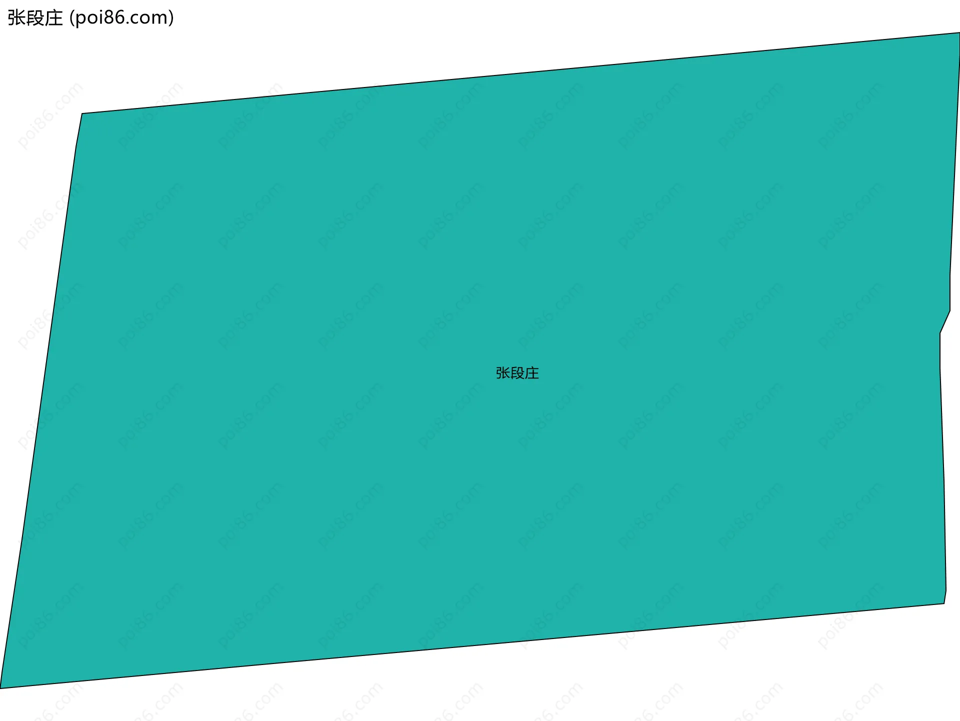 张段庄边界地图
