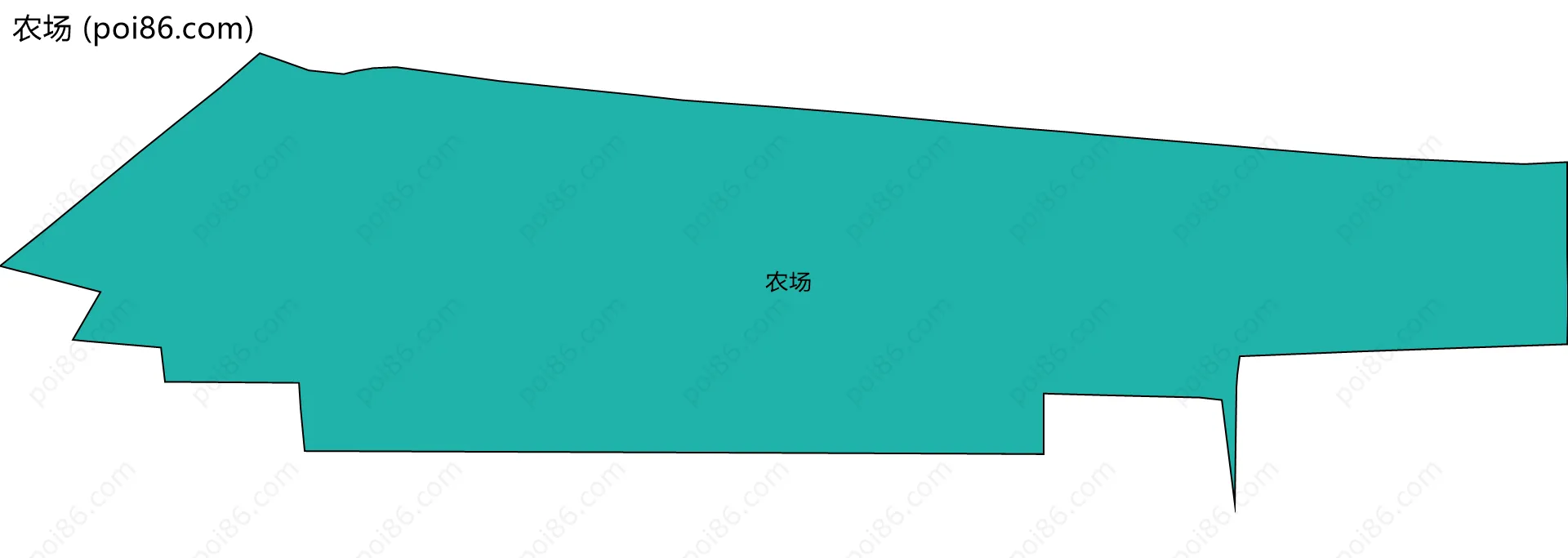 农场边界地图