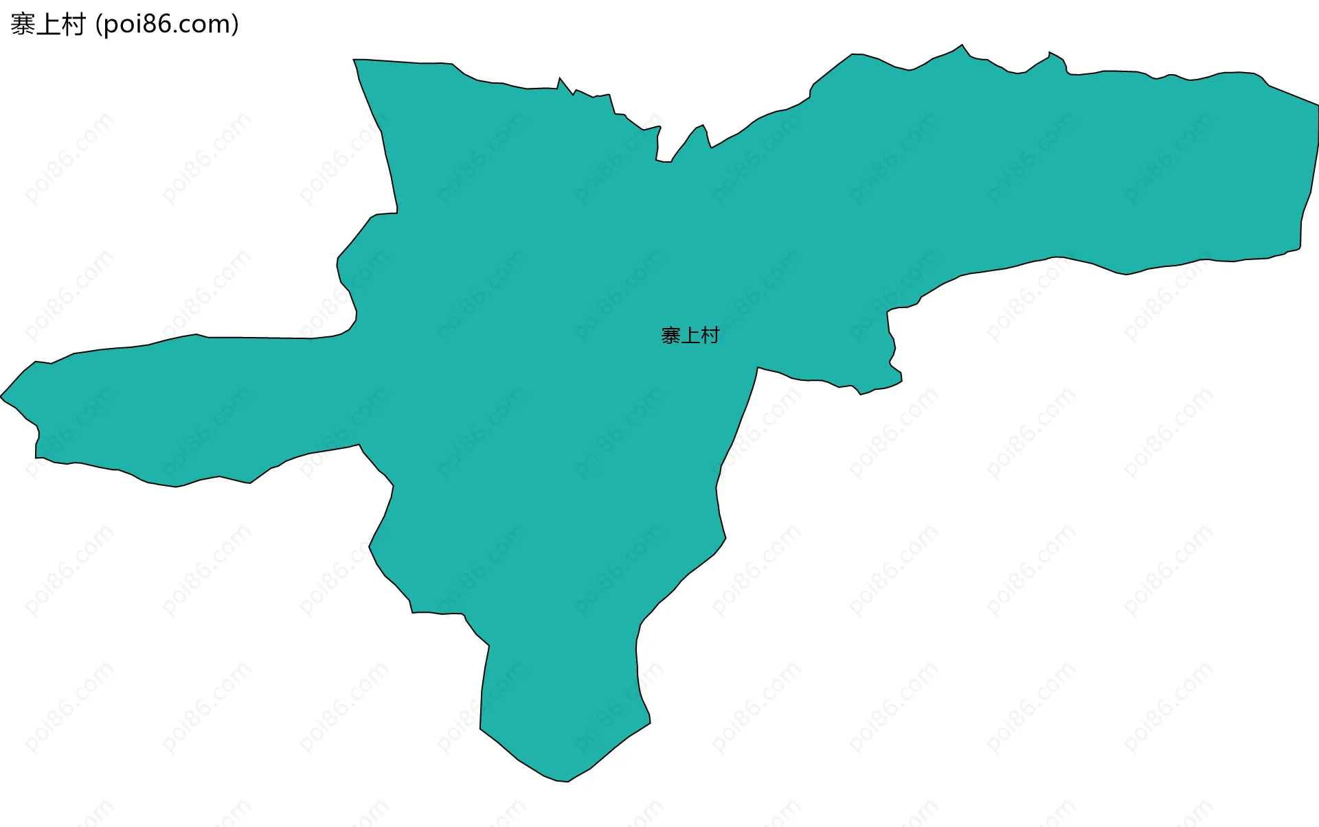 寨上村边界地图