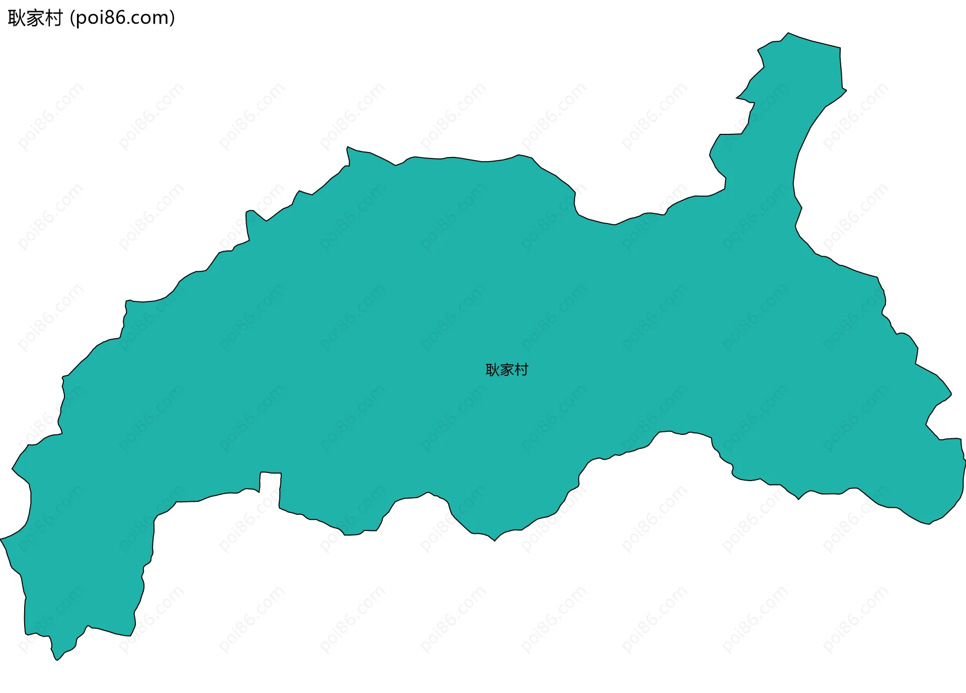 耿家村边界地图
