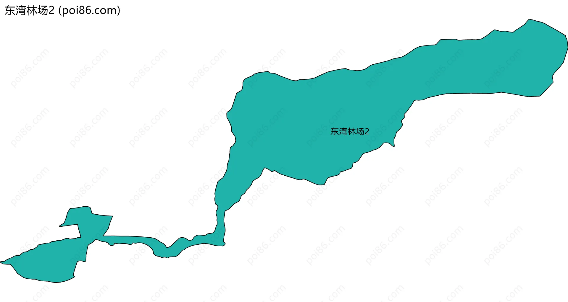 东湾林场2边界地图