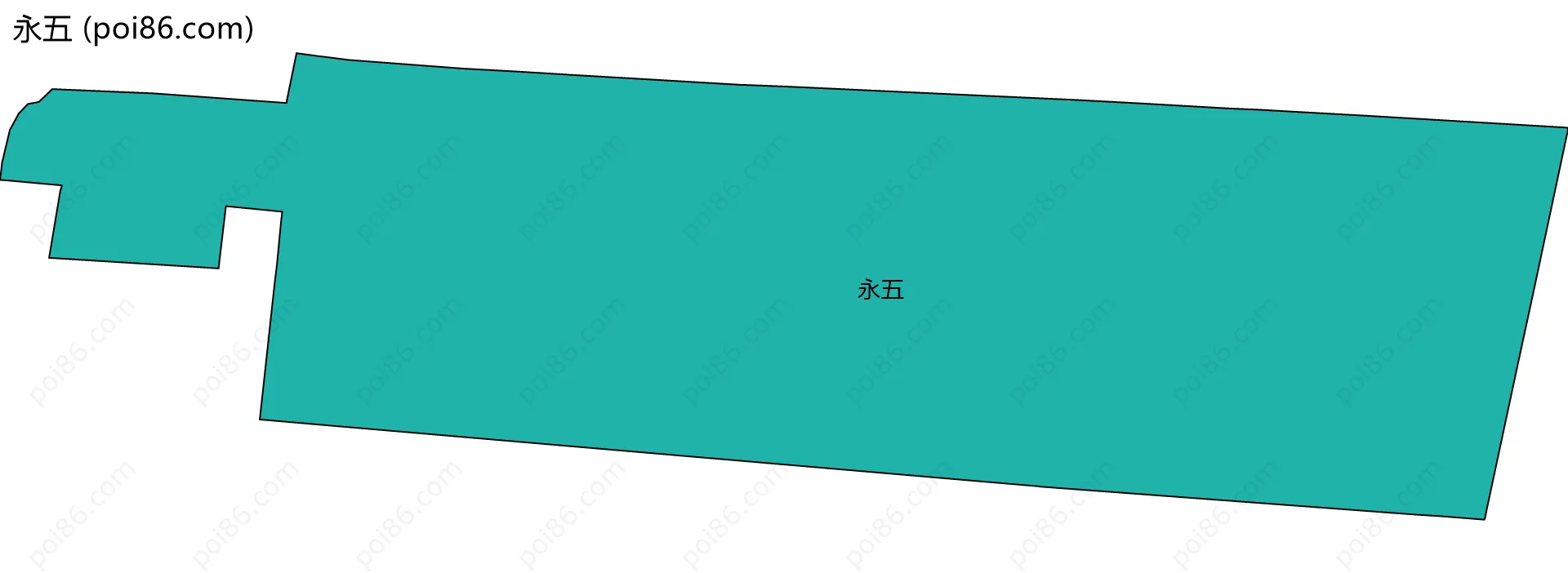 永五边界地图