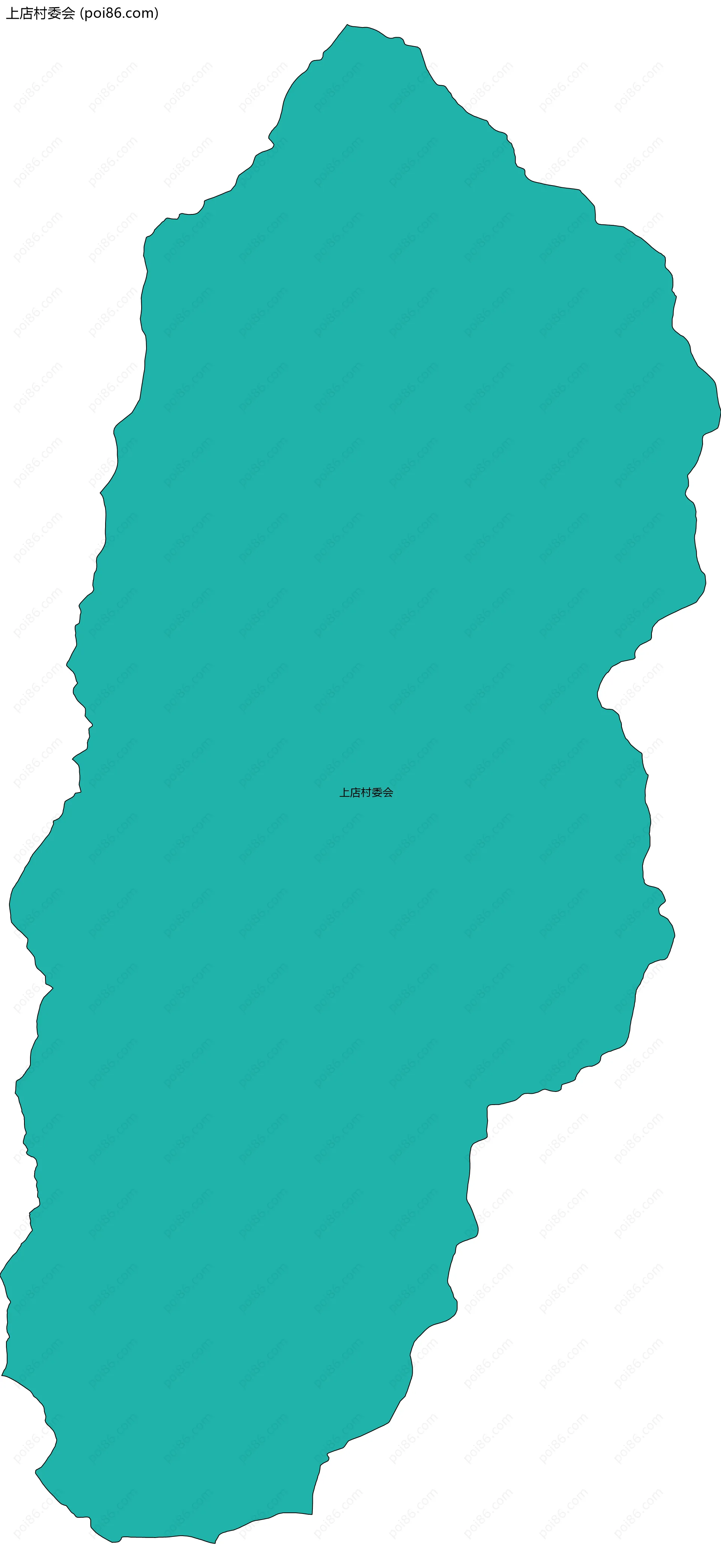 上店村委会边界地图