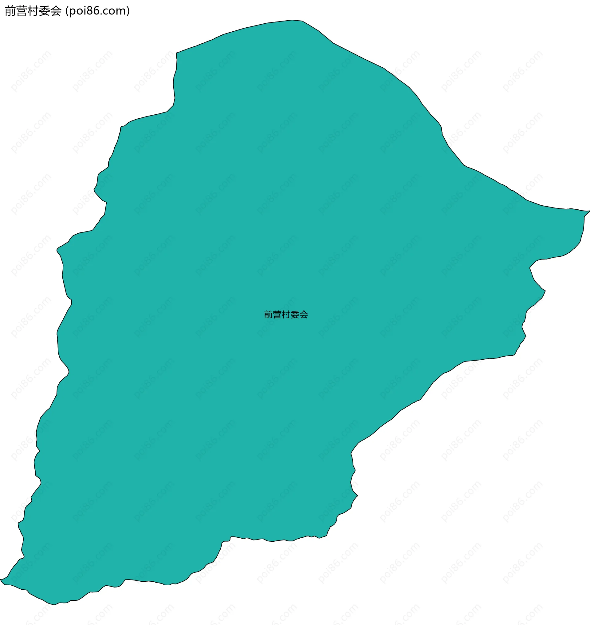 前营村委会边界地图