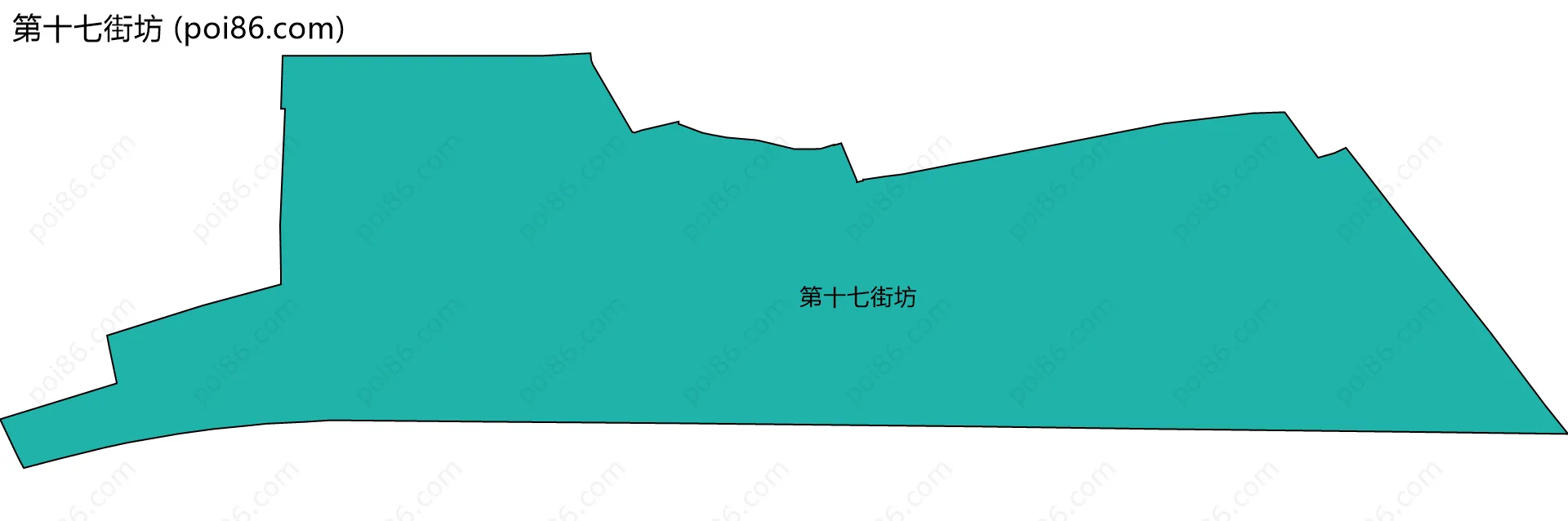 第十七街坊边界地图