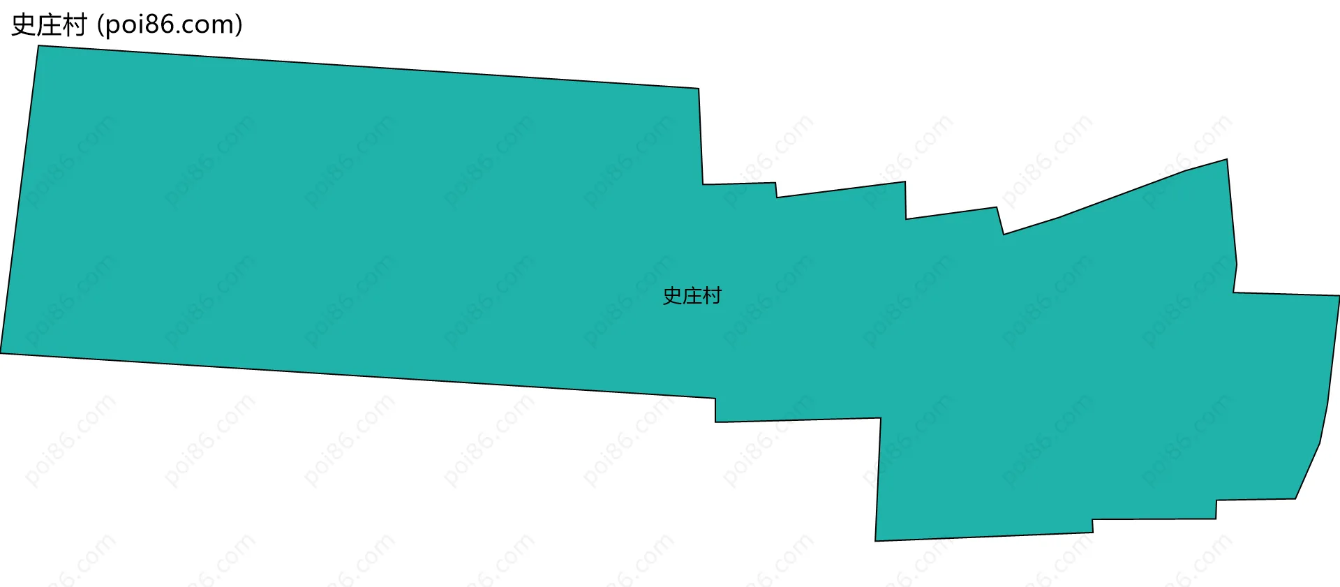 史庄村边界地图