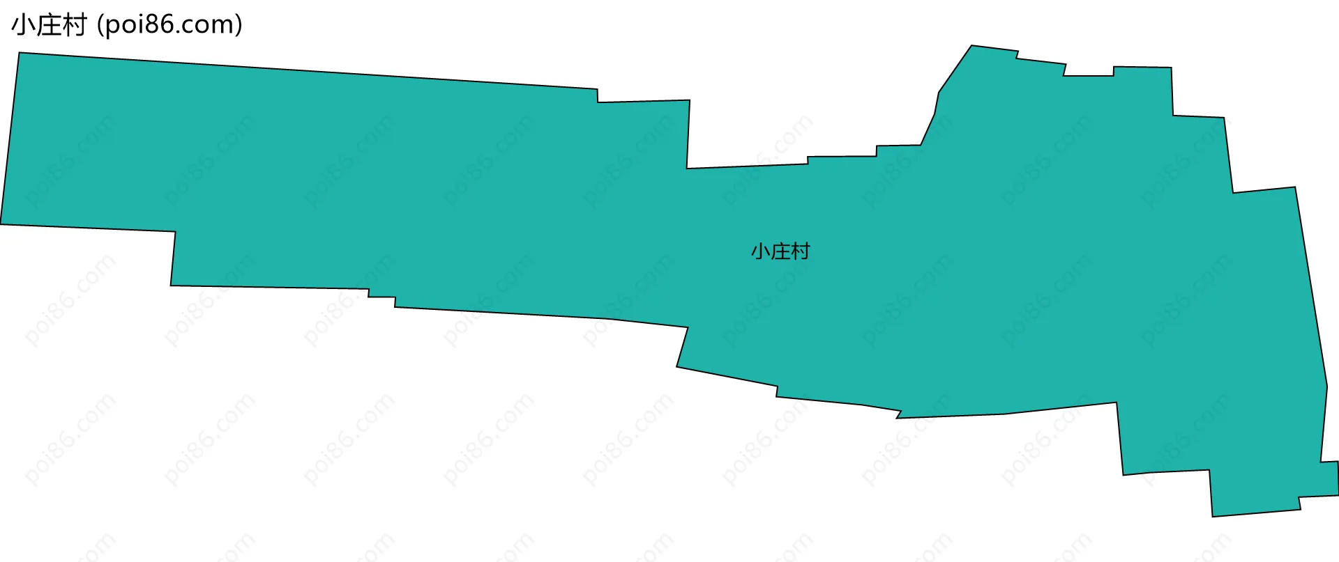 小庄村边界地图