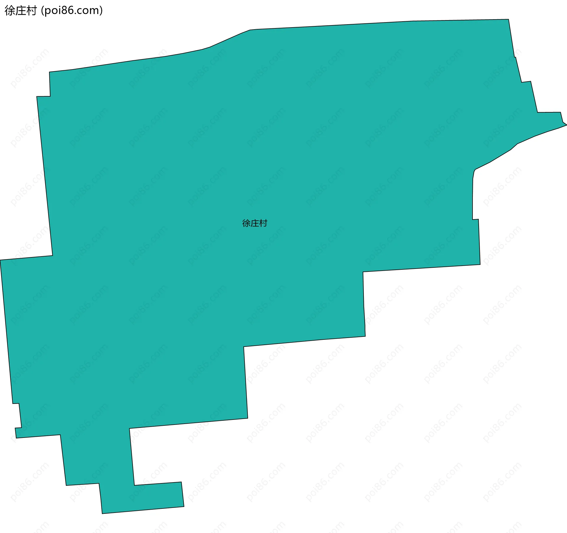 徐庄村边界地图