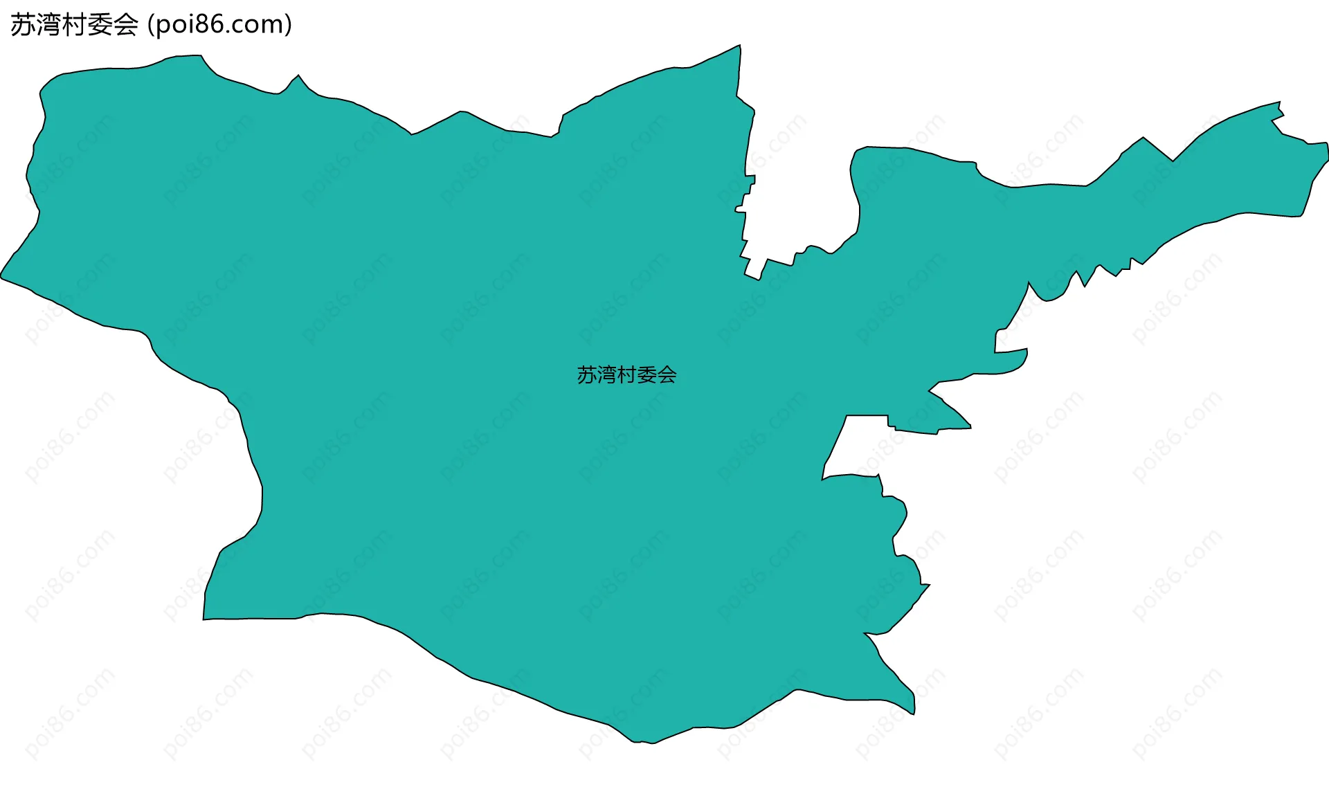 苏湾村委会边界地图