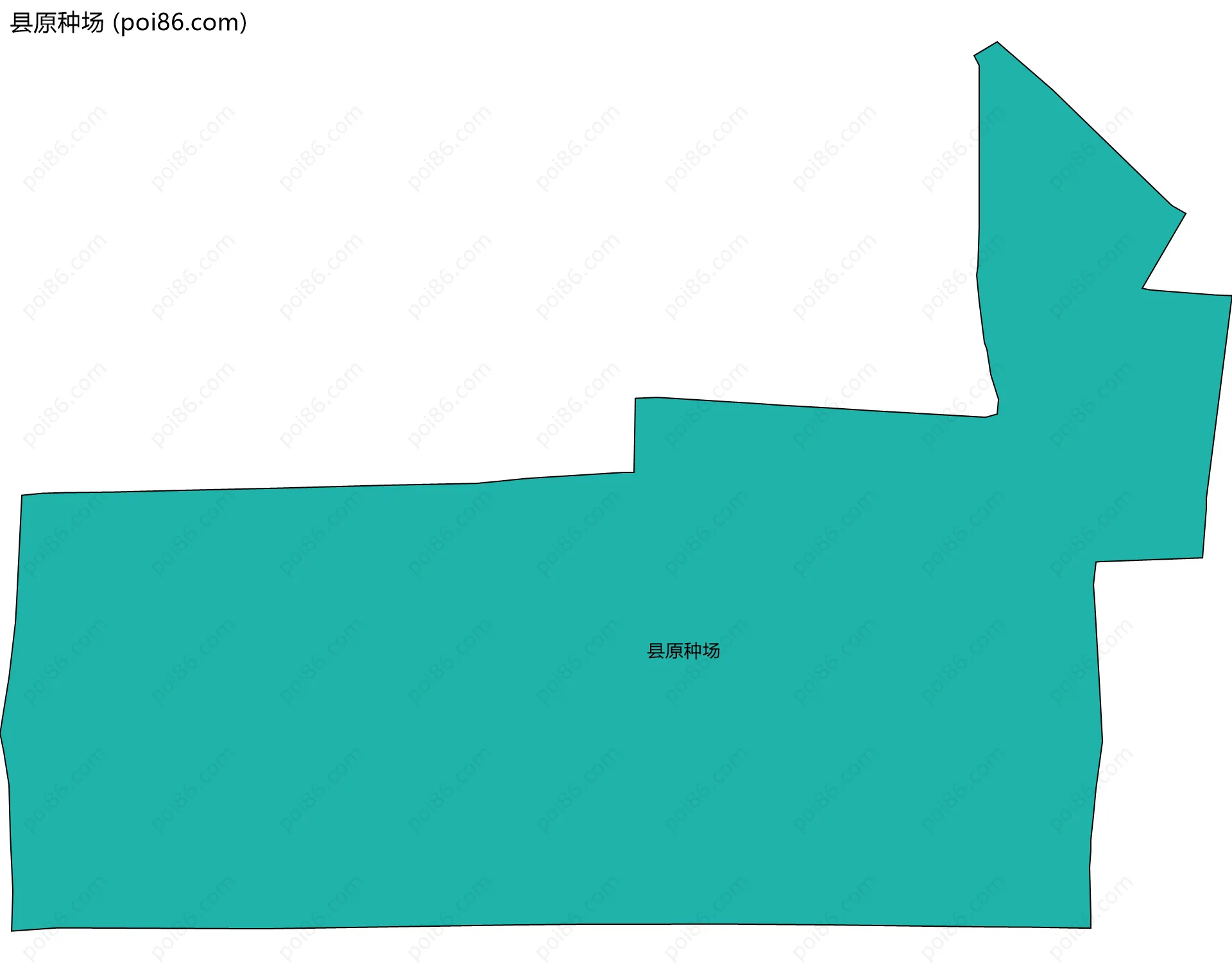 县原种场边界地图