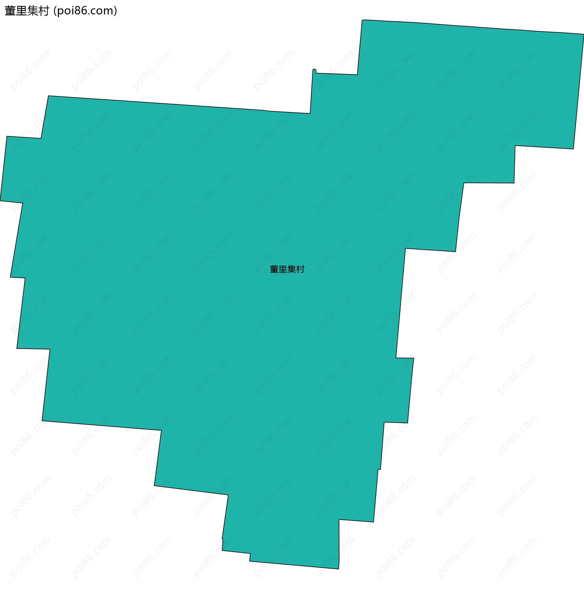 董里集村边界地图