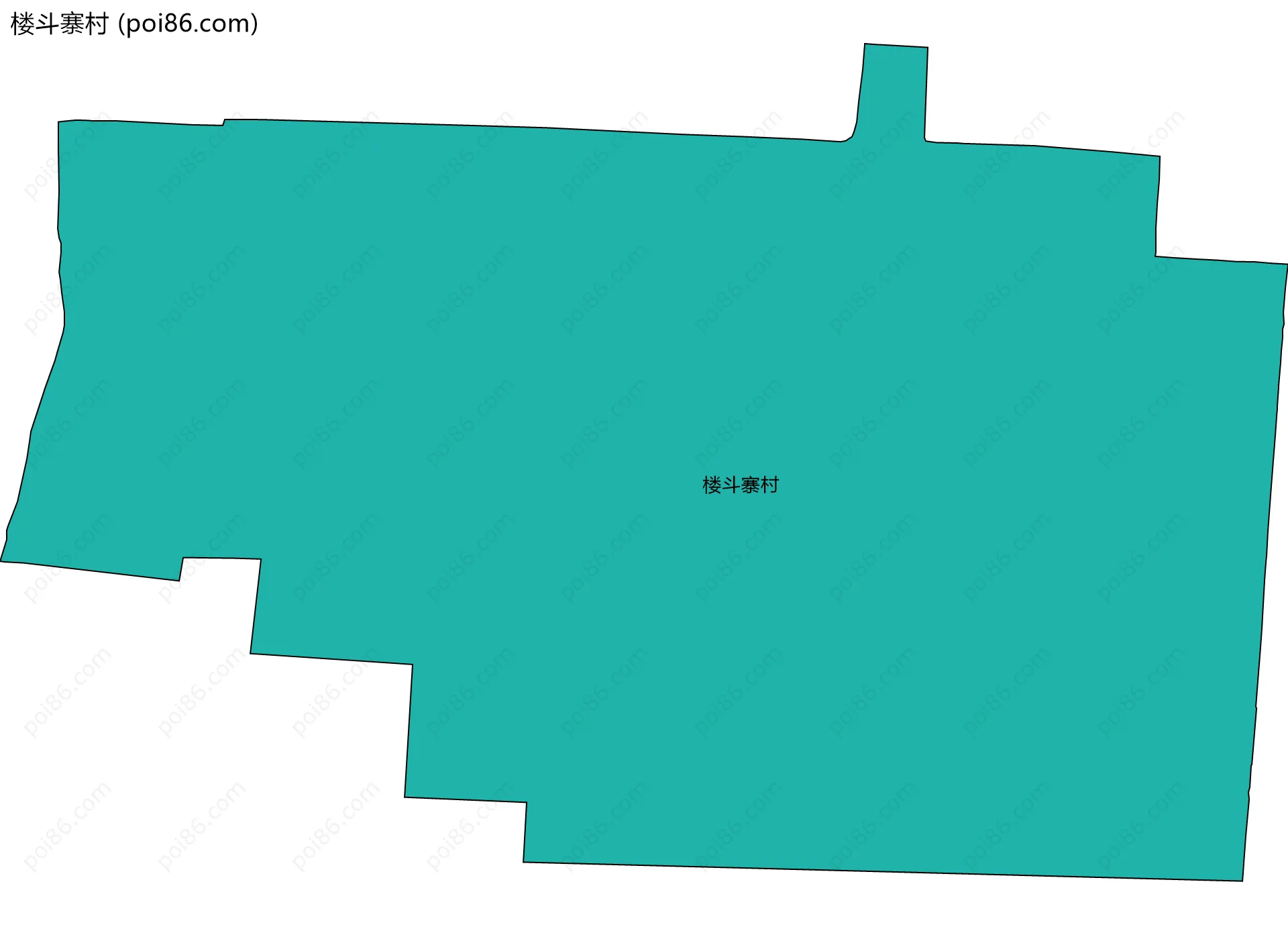 楼斗寨村边界地图