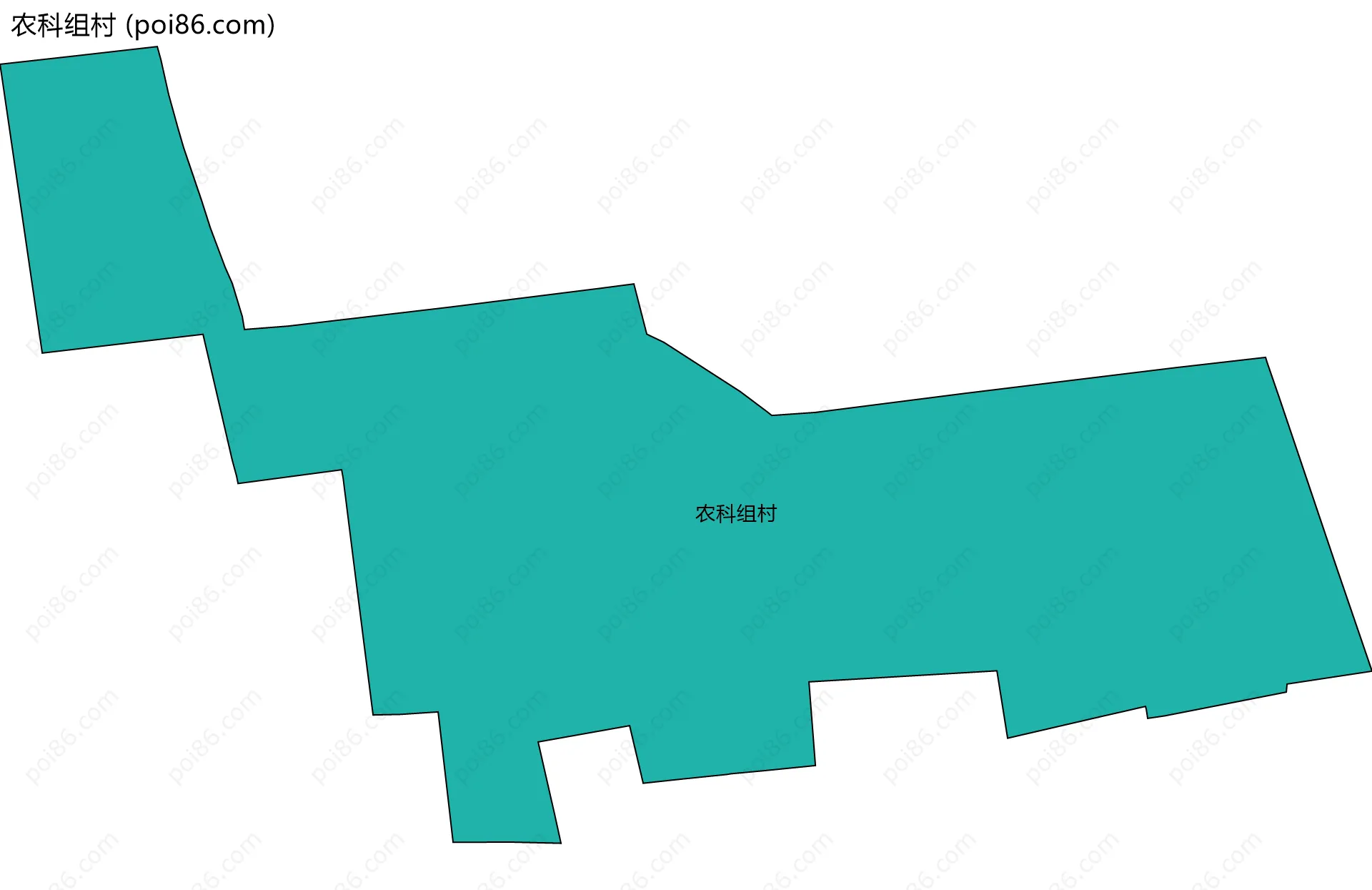 农科组村边界地图