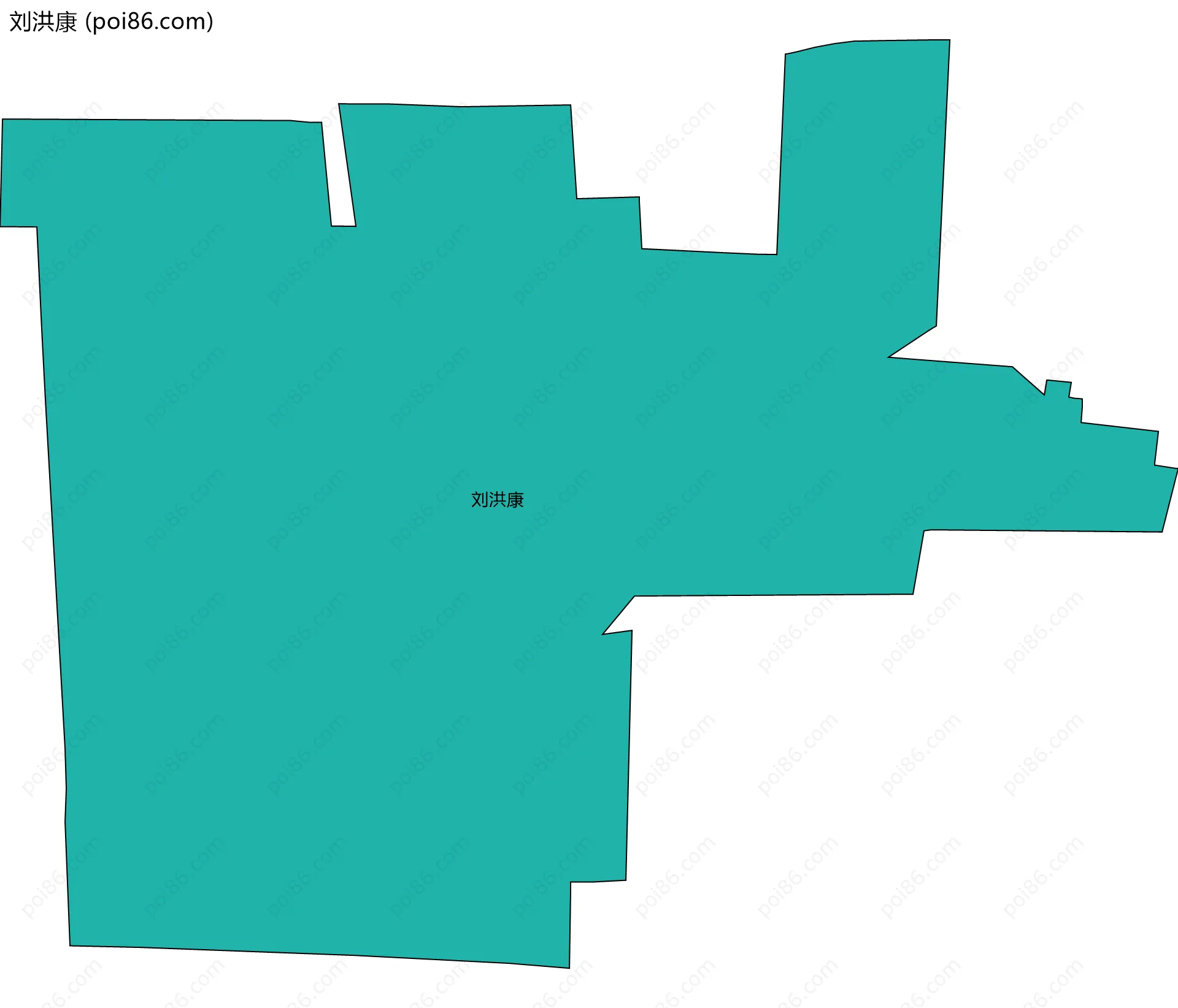 刘洪康边界地图