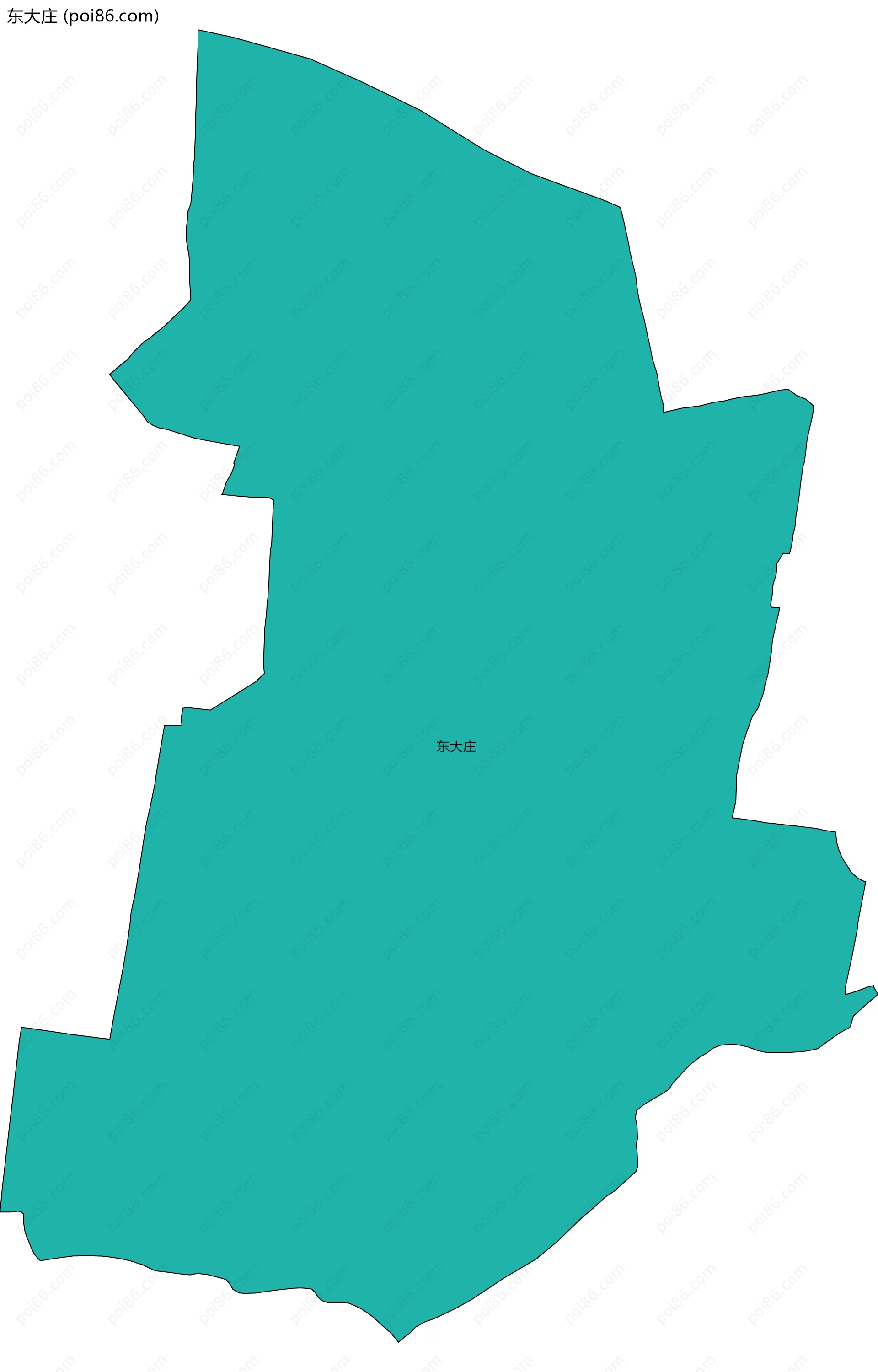 东大庄边界地图