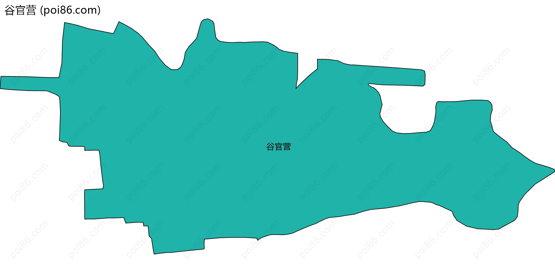 谷官营边界地图