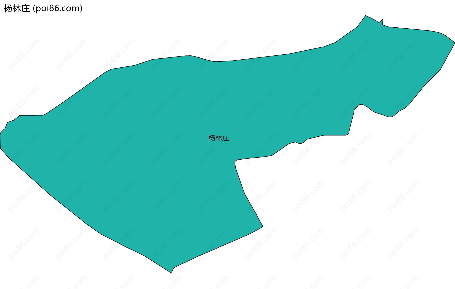 杨林庄边界地图