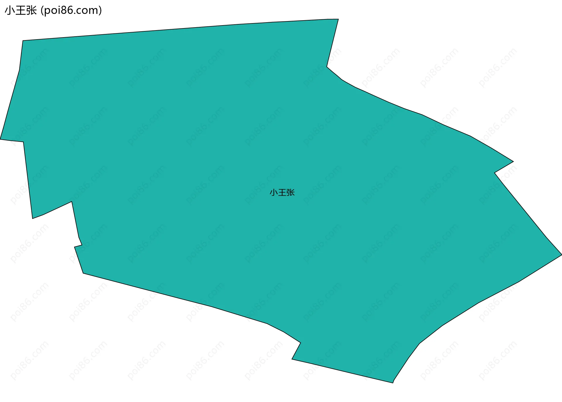 小王张边界地图