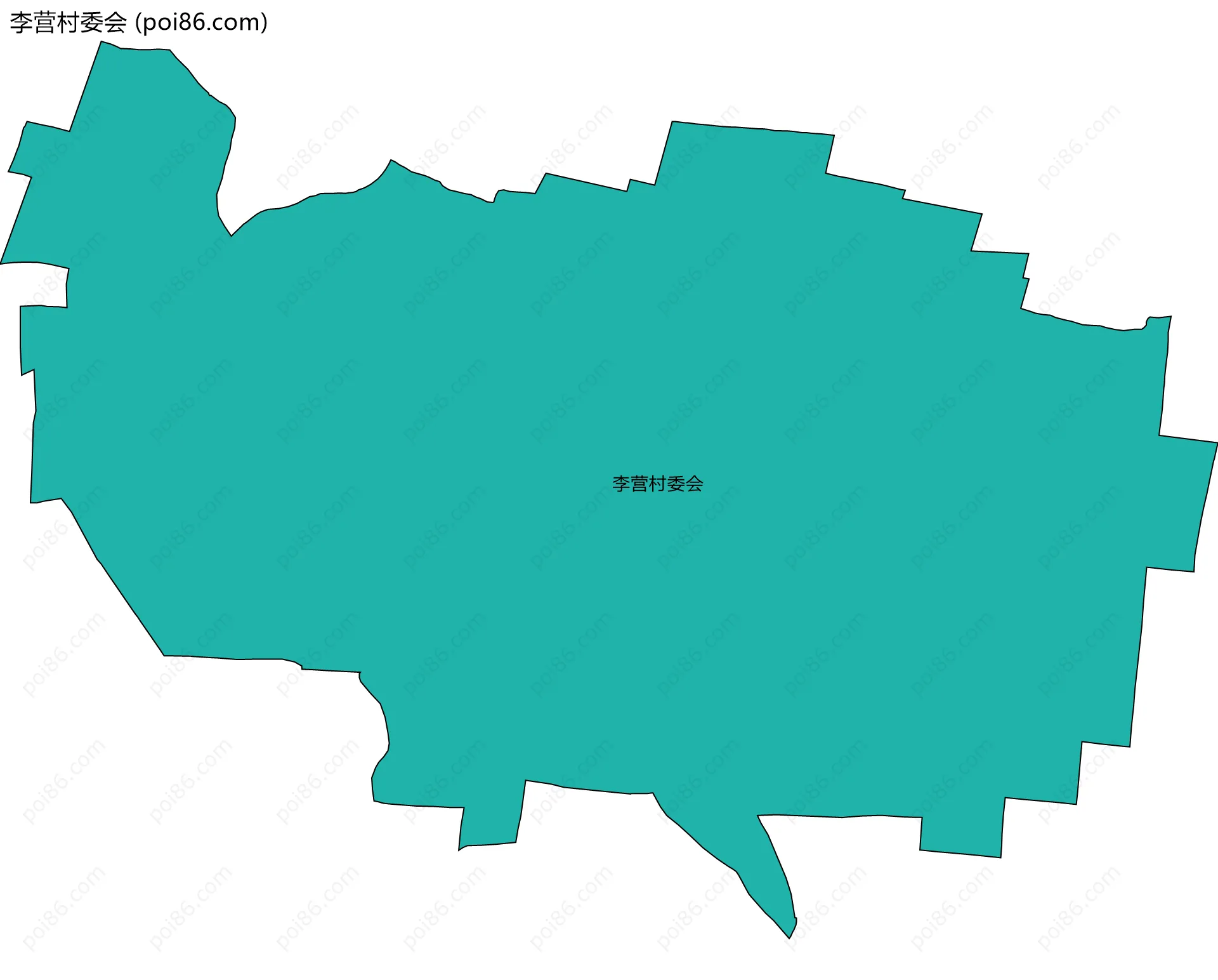 李营村委会边界地图