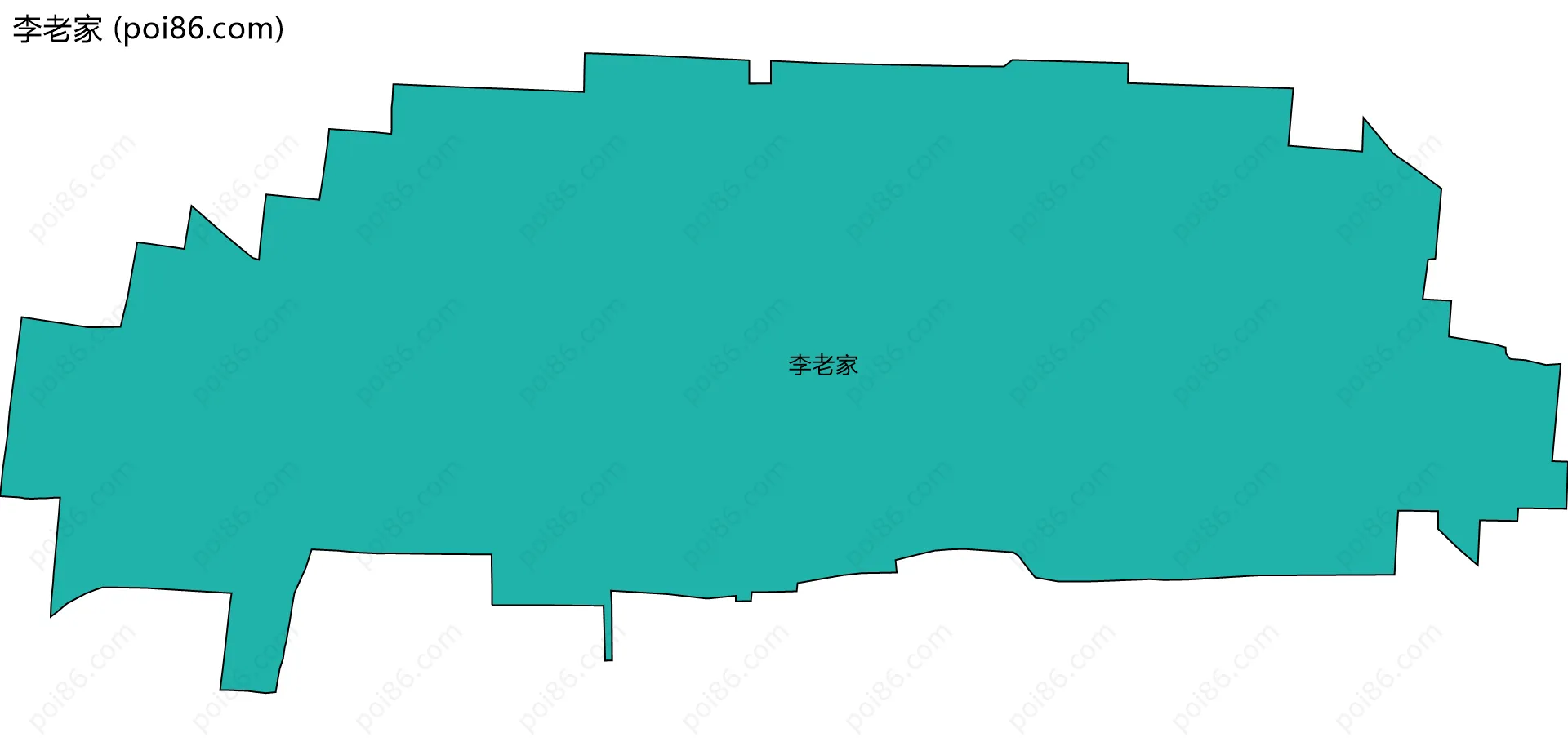 李老家边界地图