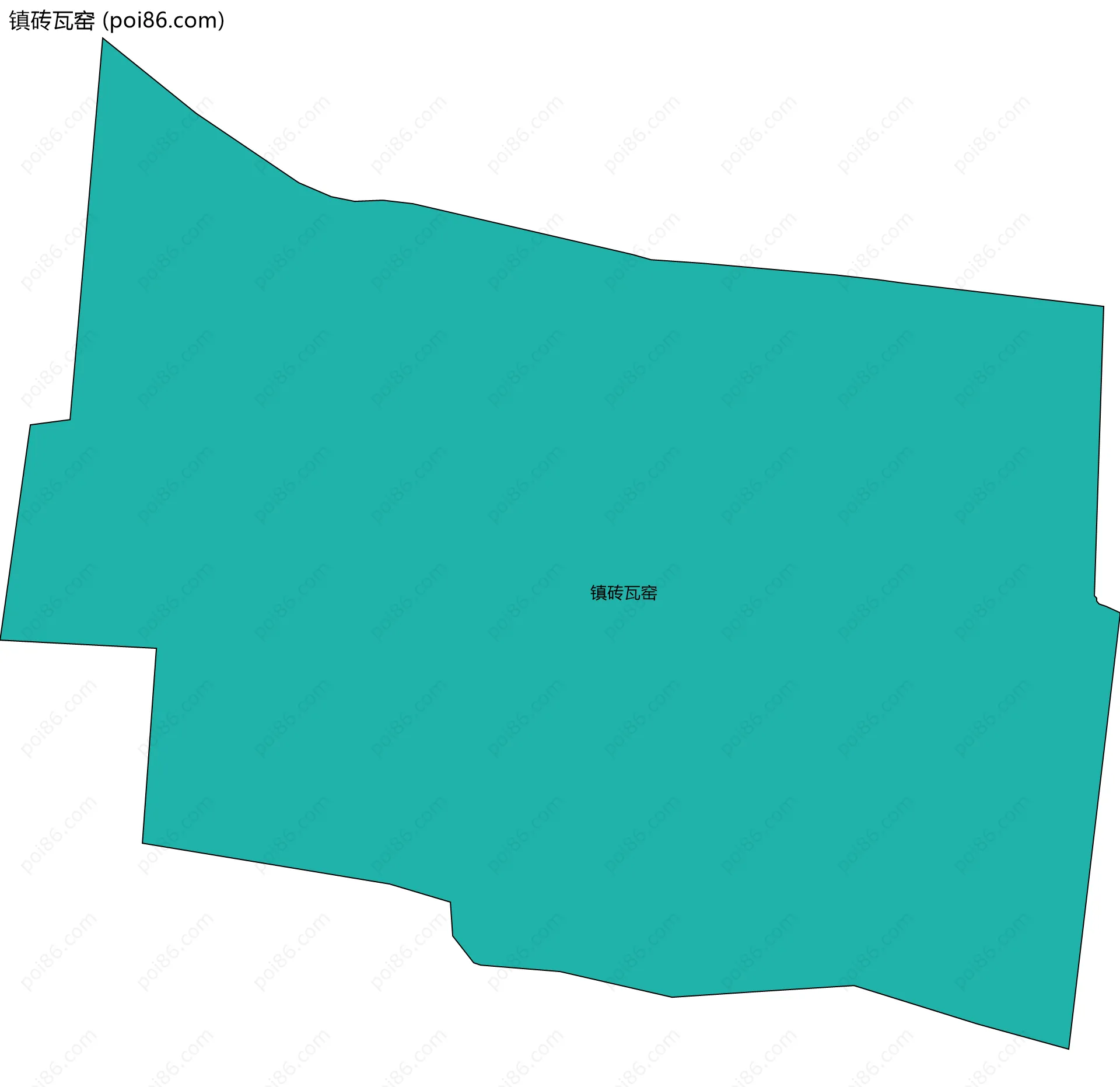 镇砖瓦窑边界地图
